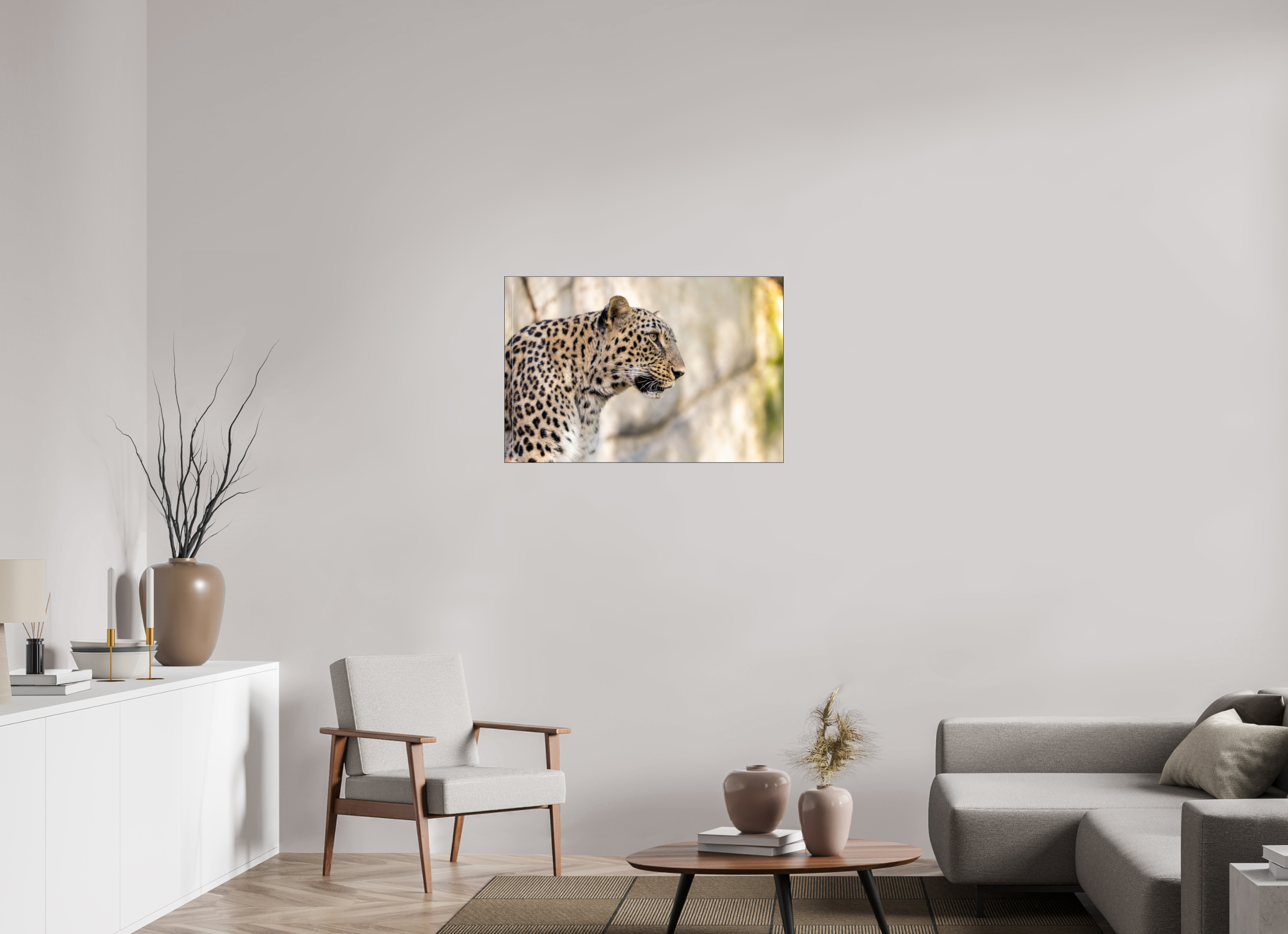 90 x 60 cm, Foto-Abzug hinter Acrylglas glänzend Persian Elegance