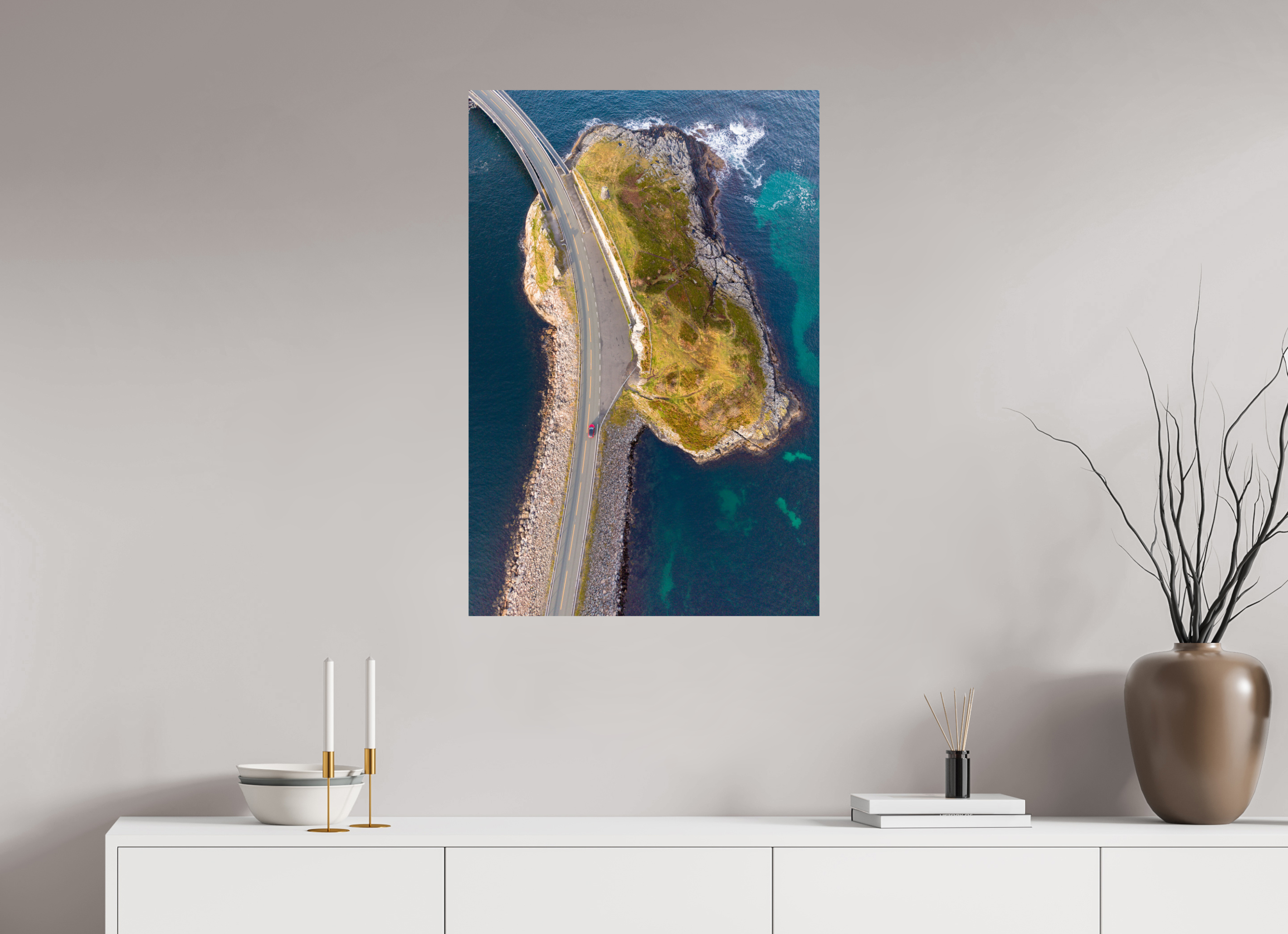 60 x 90 cm, Fine Art Print auf Alu-Dibond Sea Crossing