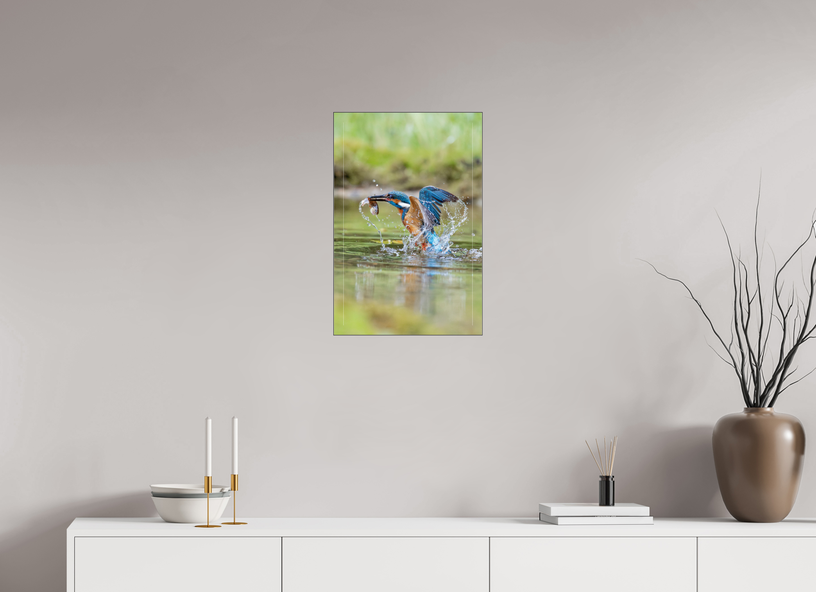 40 x 60 cm, Foto-Abzug hinter Acrylglas glänzend Catch of the Day