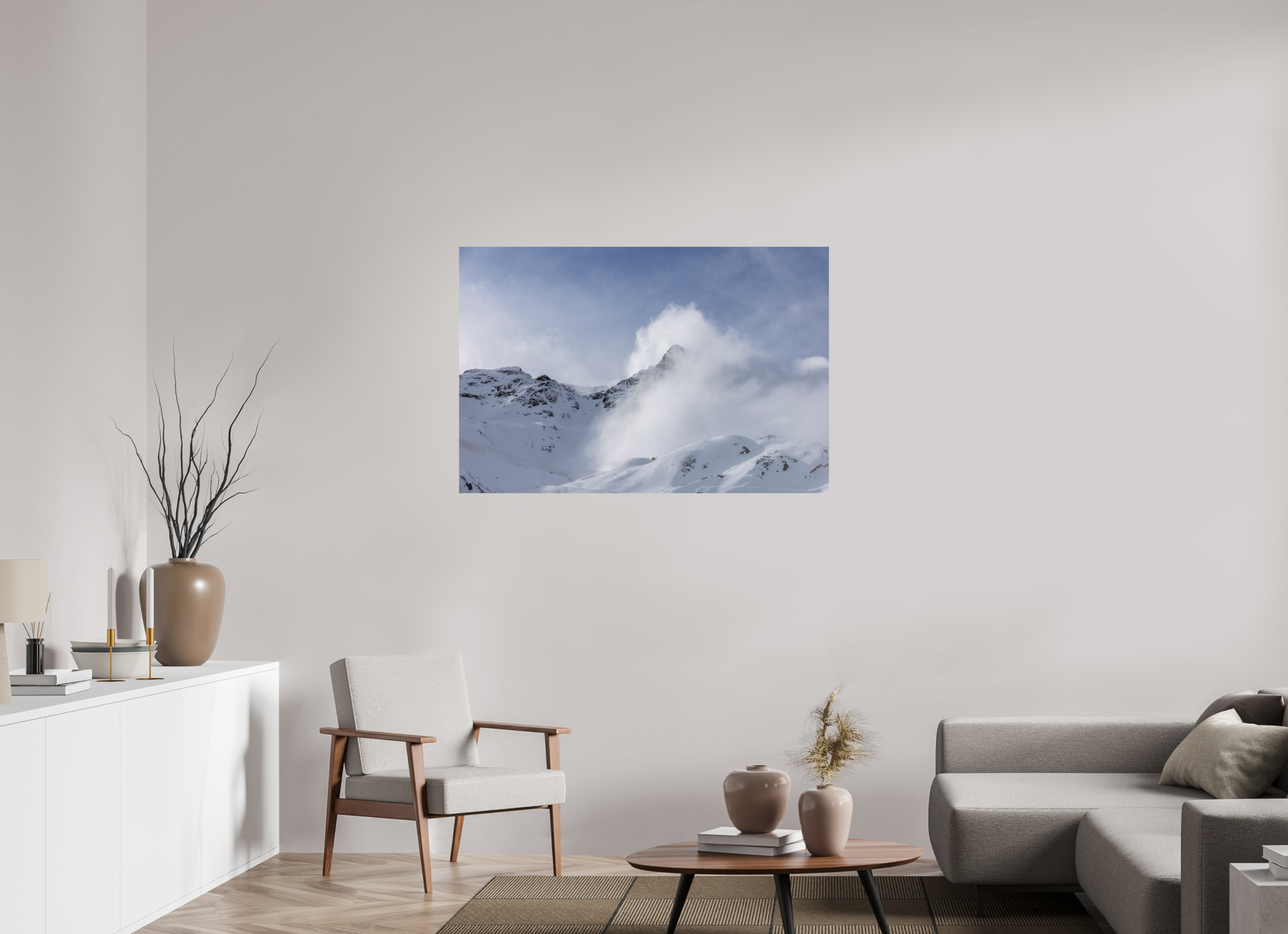 120 x 80 cm, Fine-Art Print Matt Summit Drift