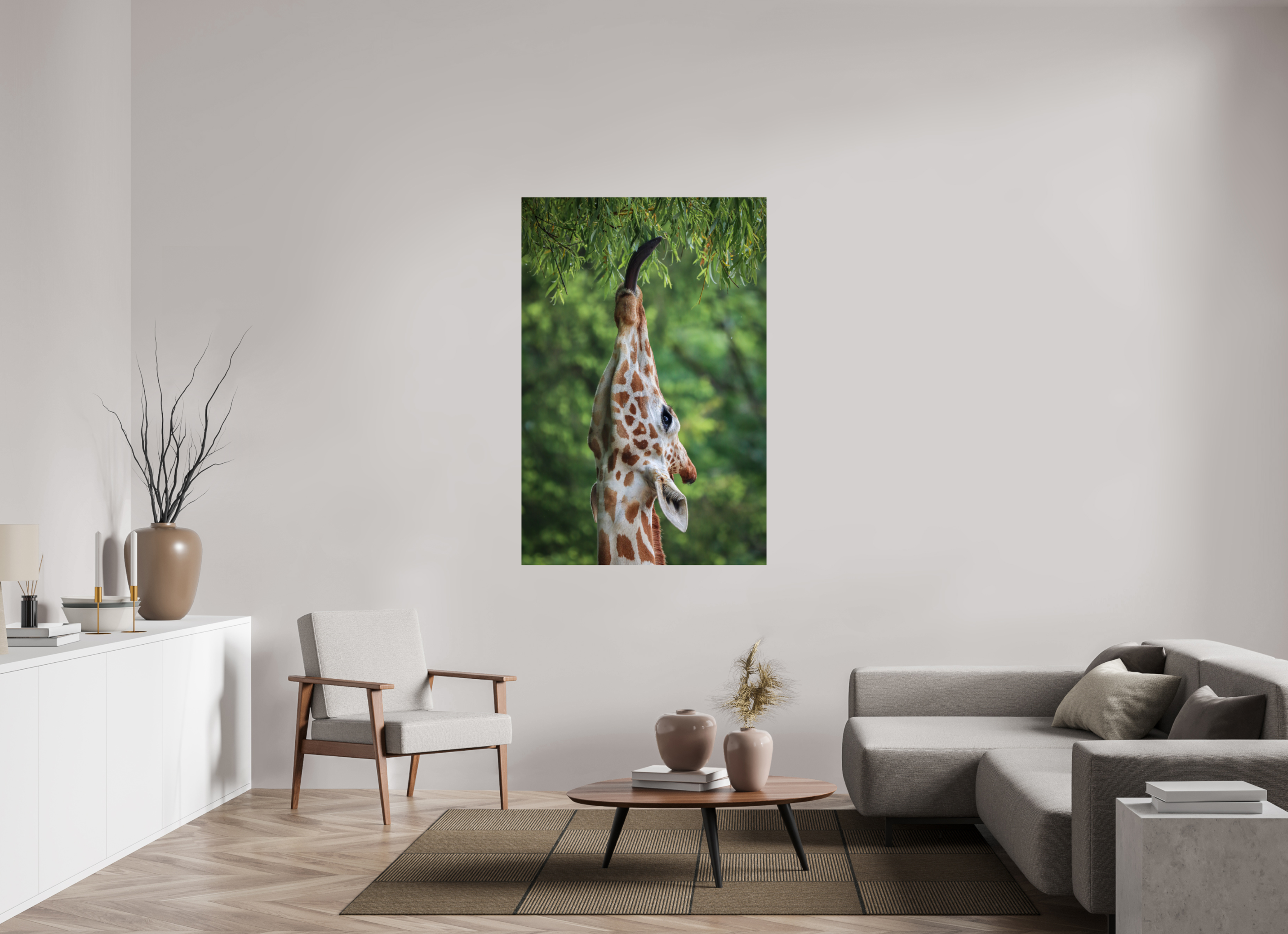 100 x 150 cm, Fine Art Print auf Alu-Dibond Tree Top Snack