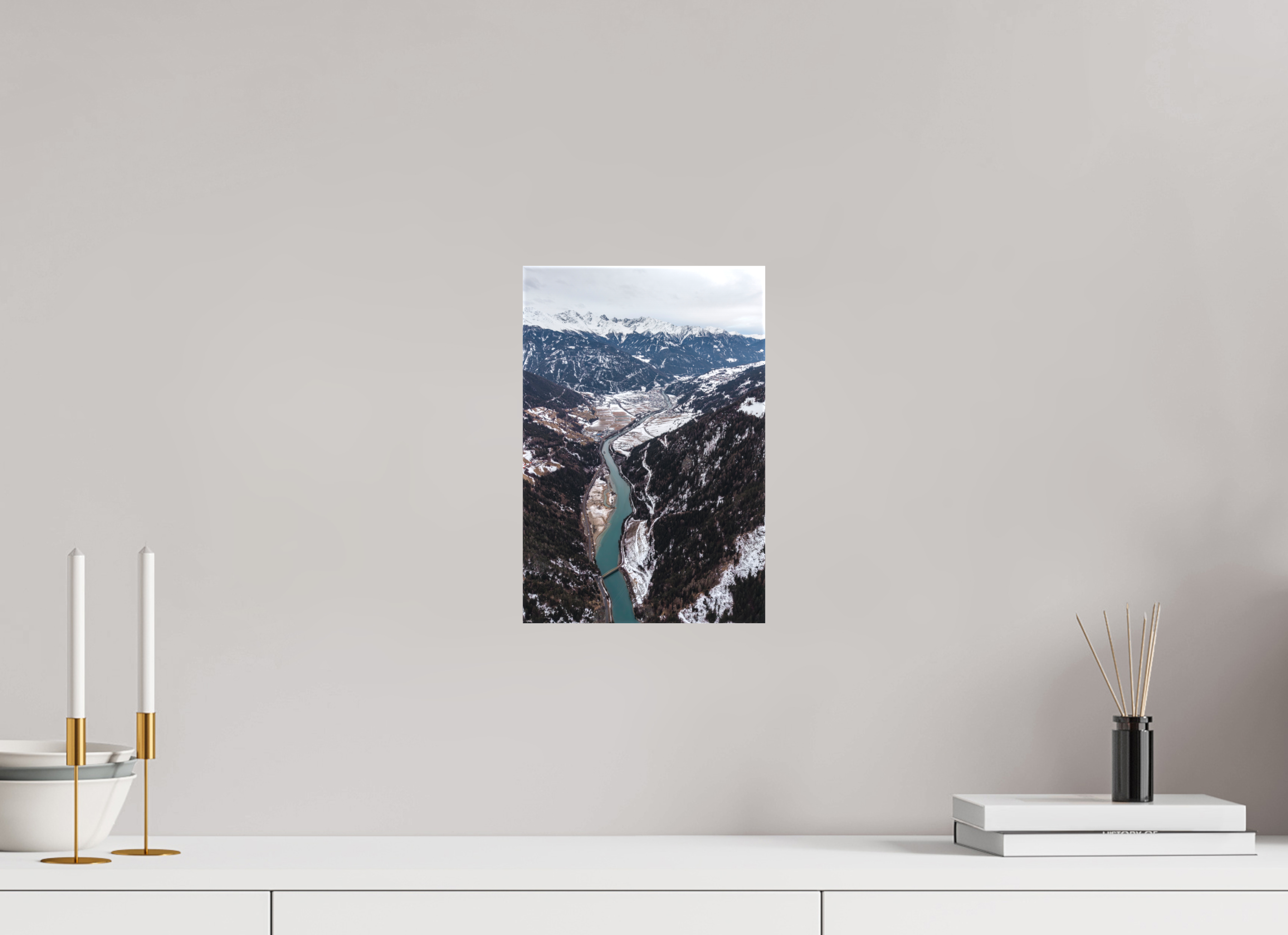 20 x 30 cm, Leinwand Valley of Silence