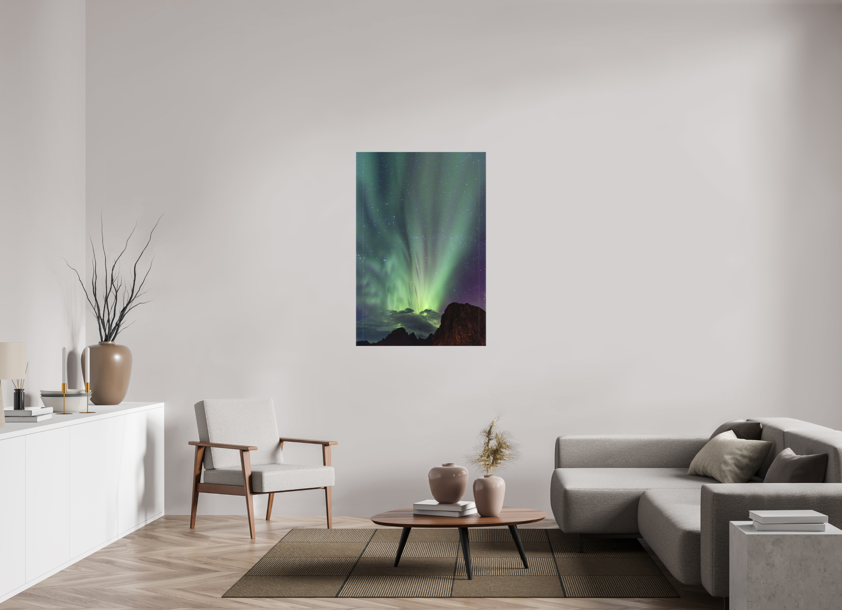 80 x 120 cm, Leinwand Polar Nights
