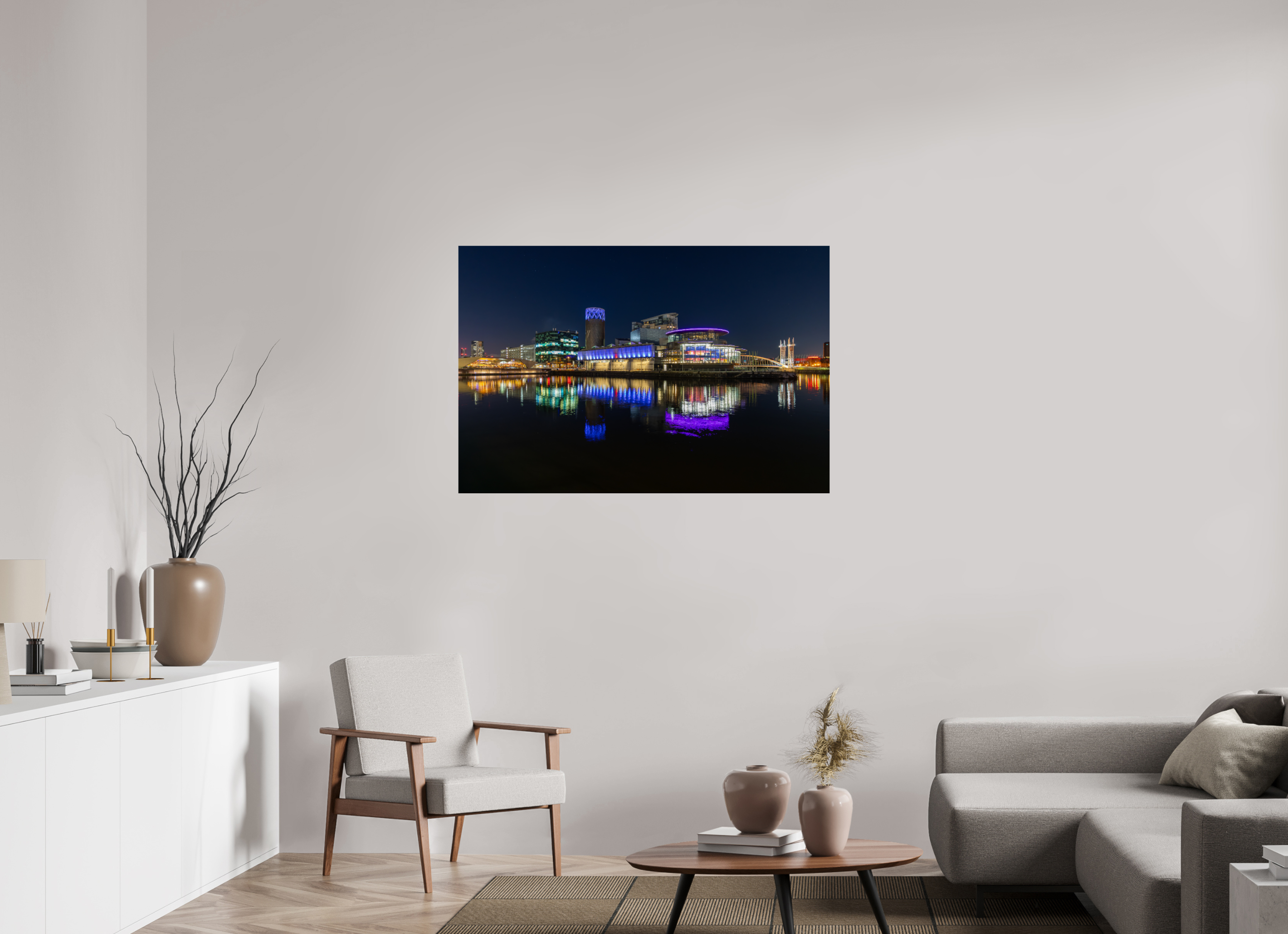 120 x 80 cm, Fine Art Print auf Alu-Dibond Urban Reflections