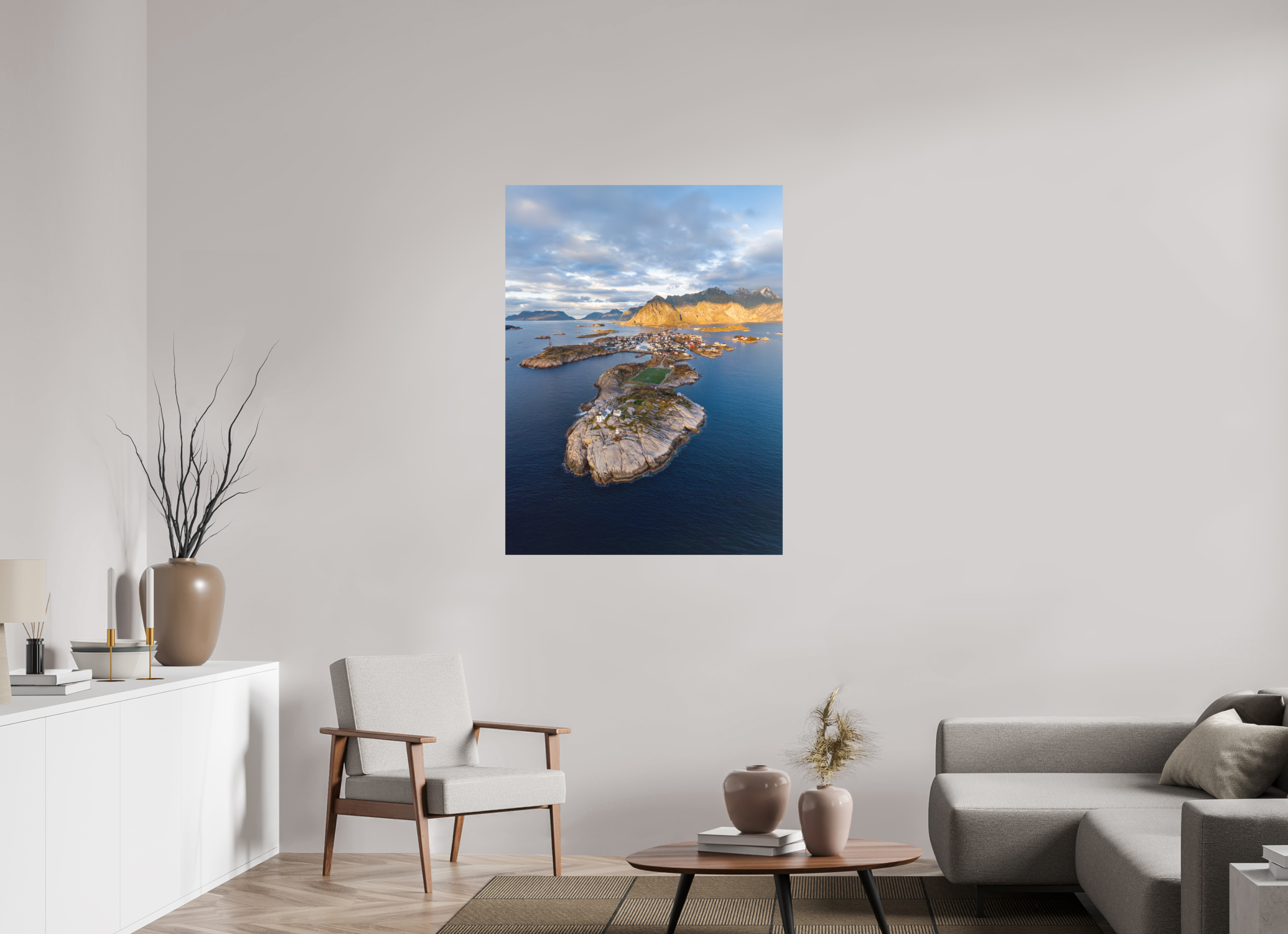 90 x 120 cm, Fine-Art Print Matt Norwegian Mosaic