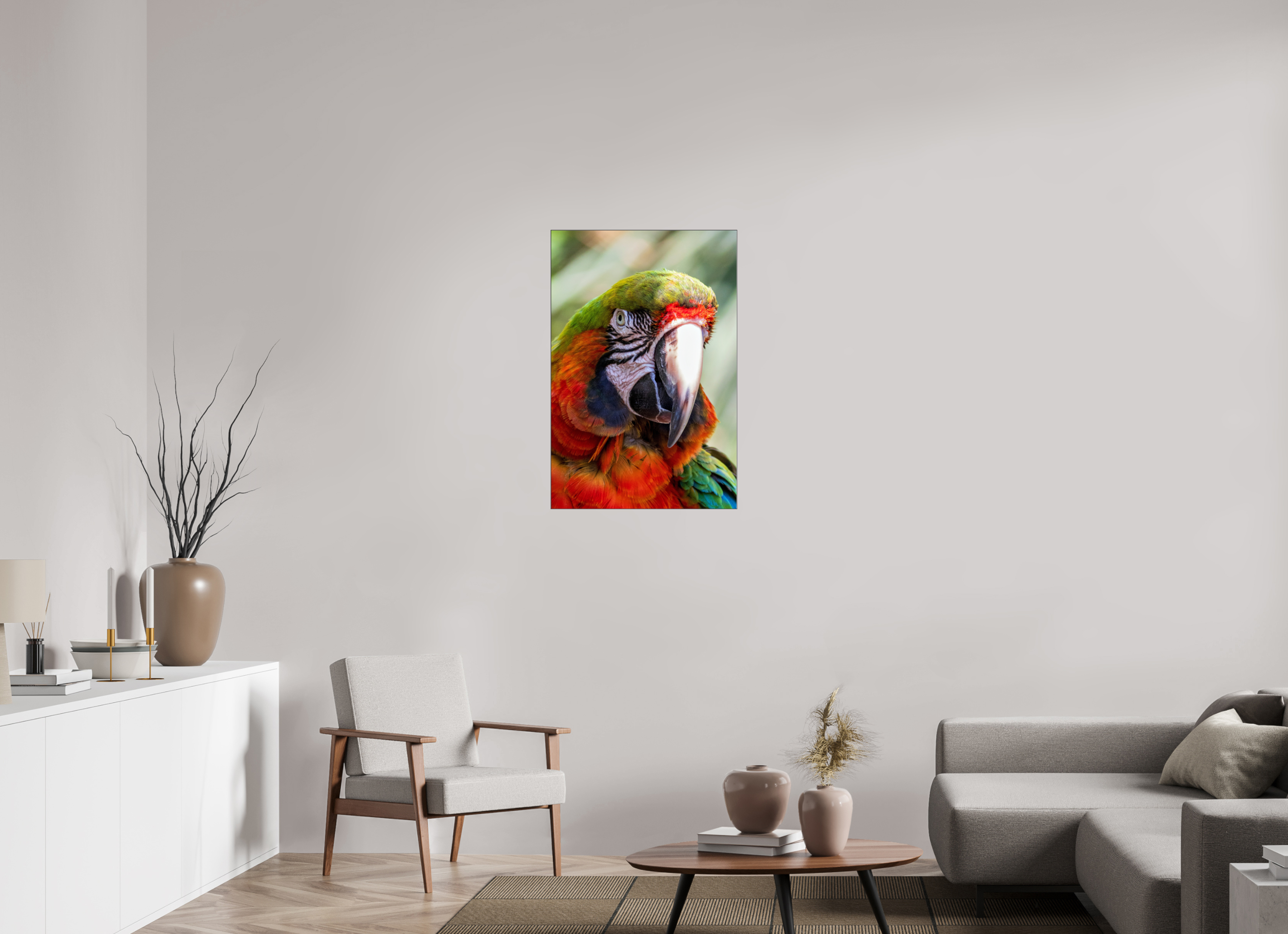 60 x 90 cm, Foto-Abzug hinter Acrylglas glänzend Vivid Portrait