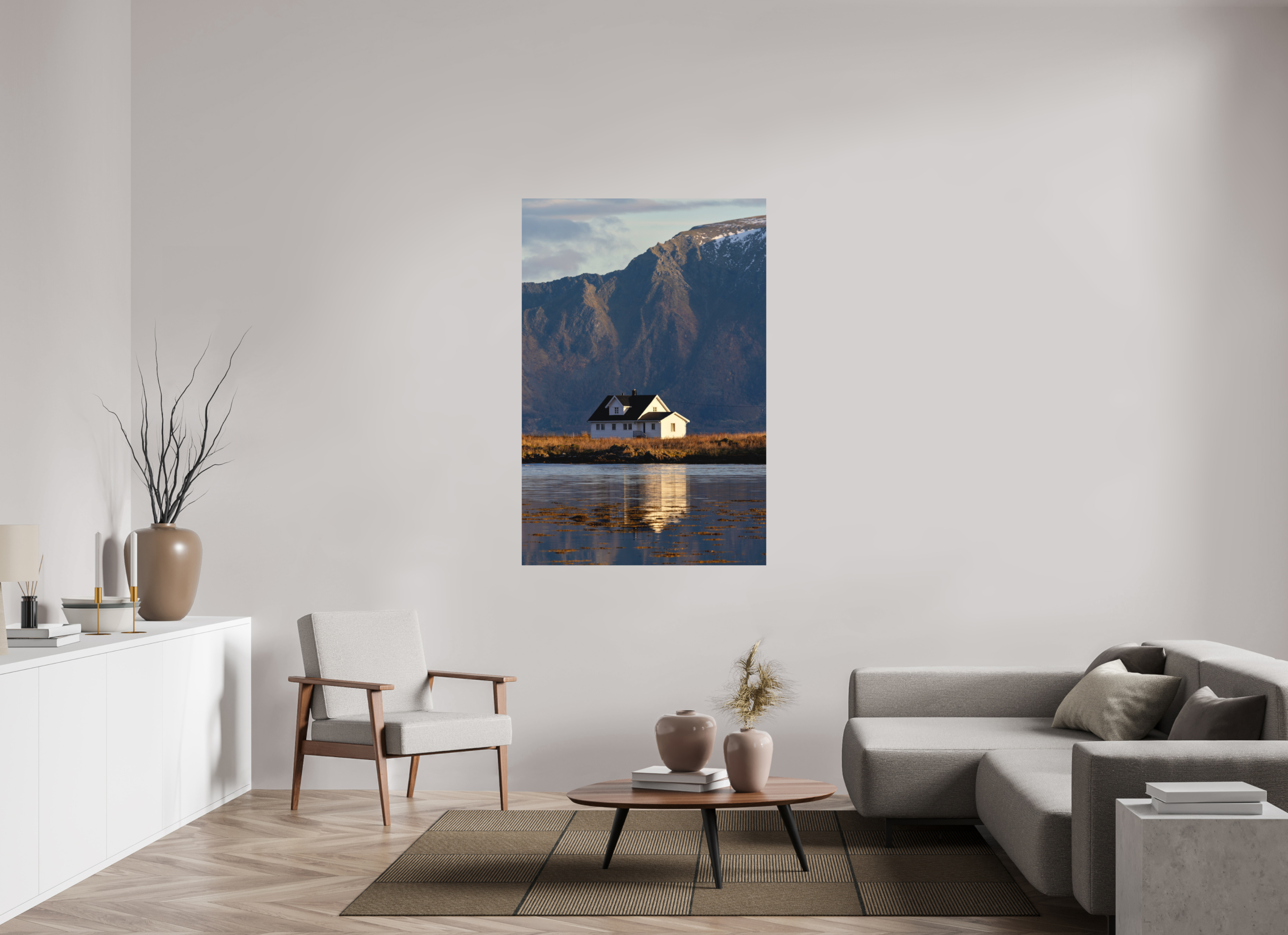 100 x 150 cm, Fine-Art Matt House by the Sea