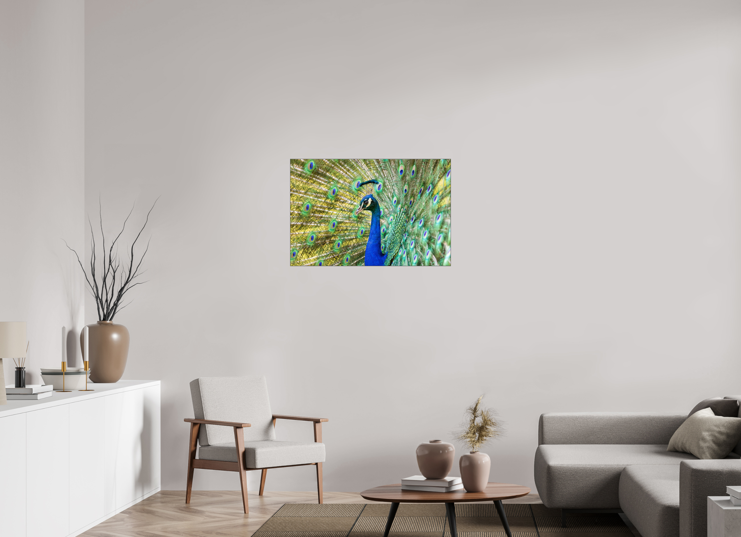 90 x 60 cm, Foto-Abzug hinter Acrylglas glänzend Majestic Profile