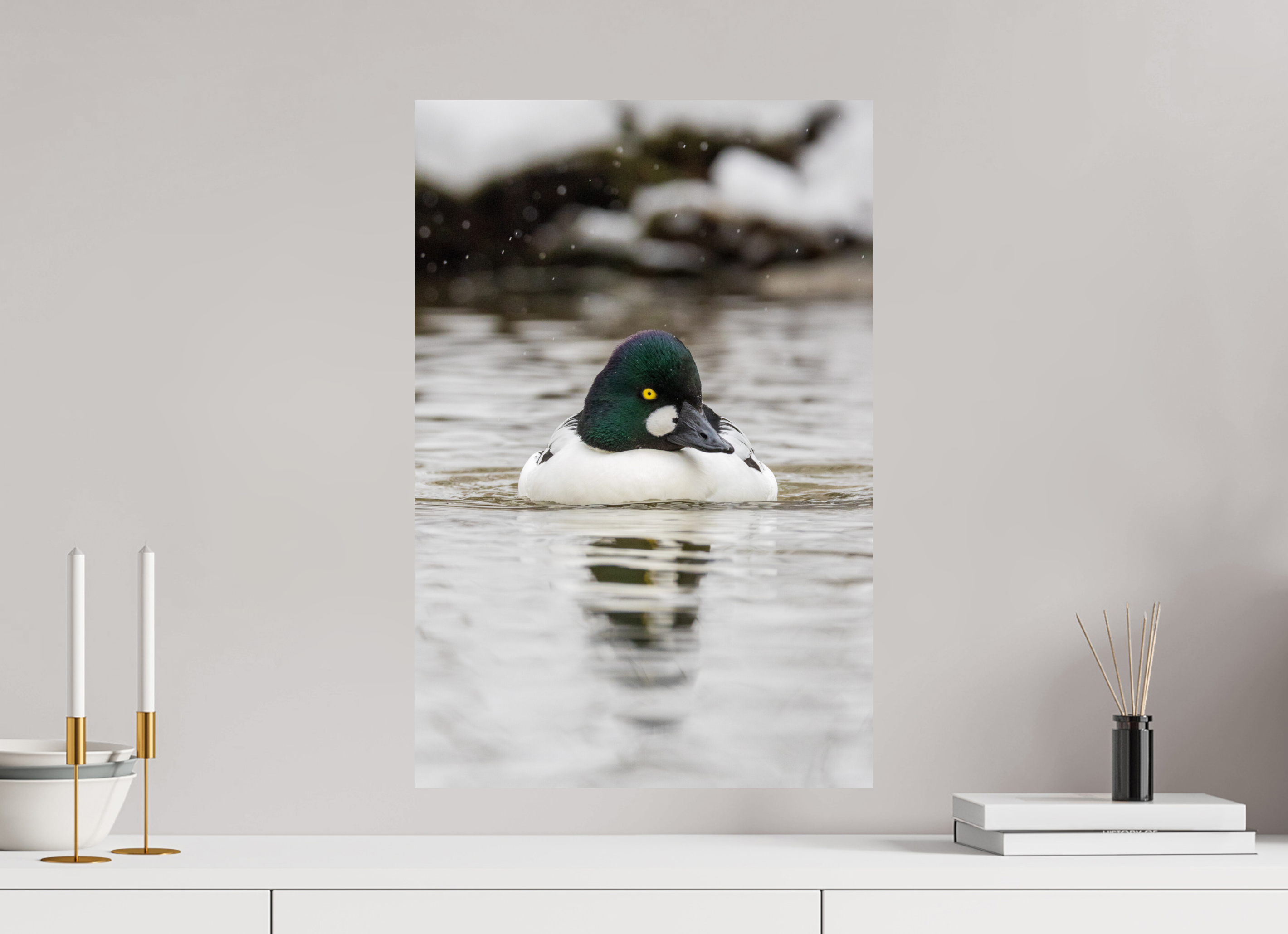 40 x 60 cm, Fine Art Print auf Alu-Dibond Gentle Glide