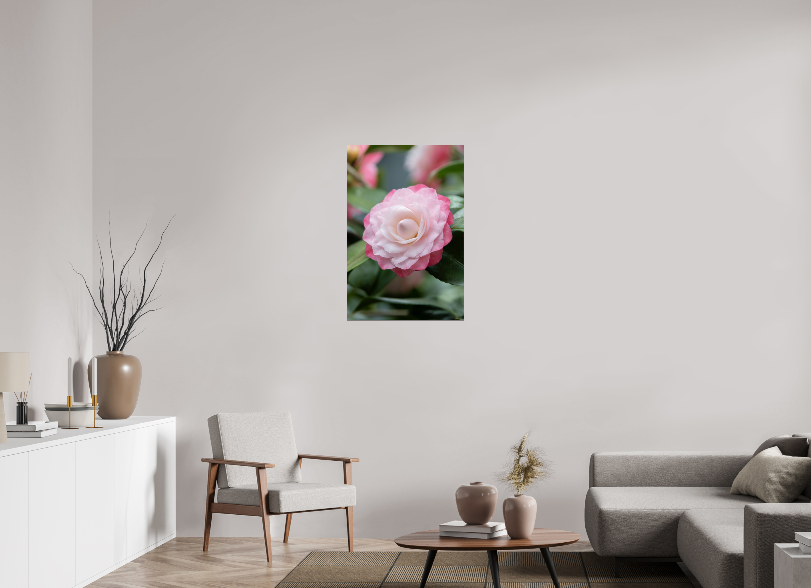 60 x 90 cm, Foto-Abzug hinter Acrylglas glänzend Timeless Bloom