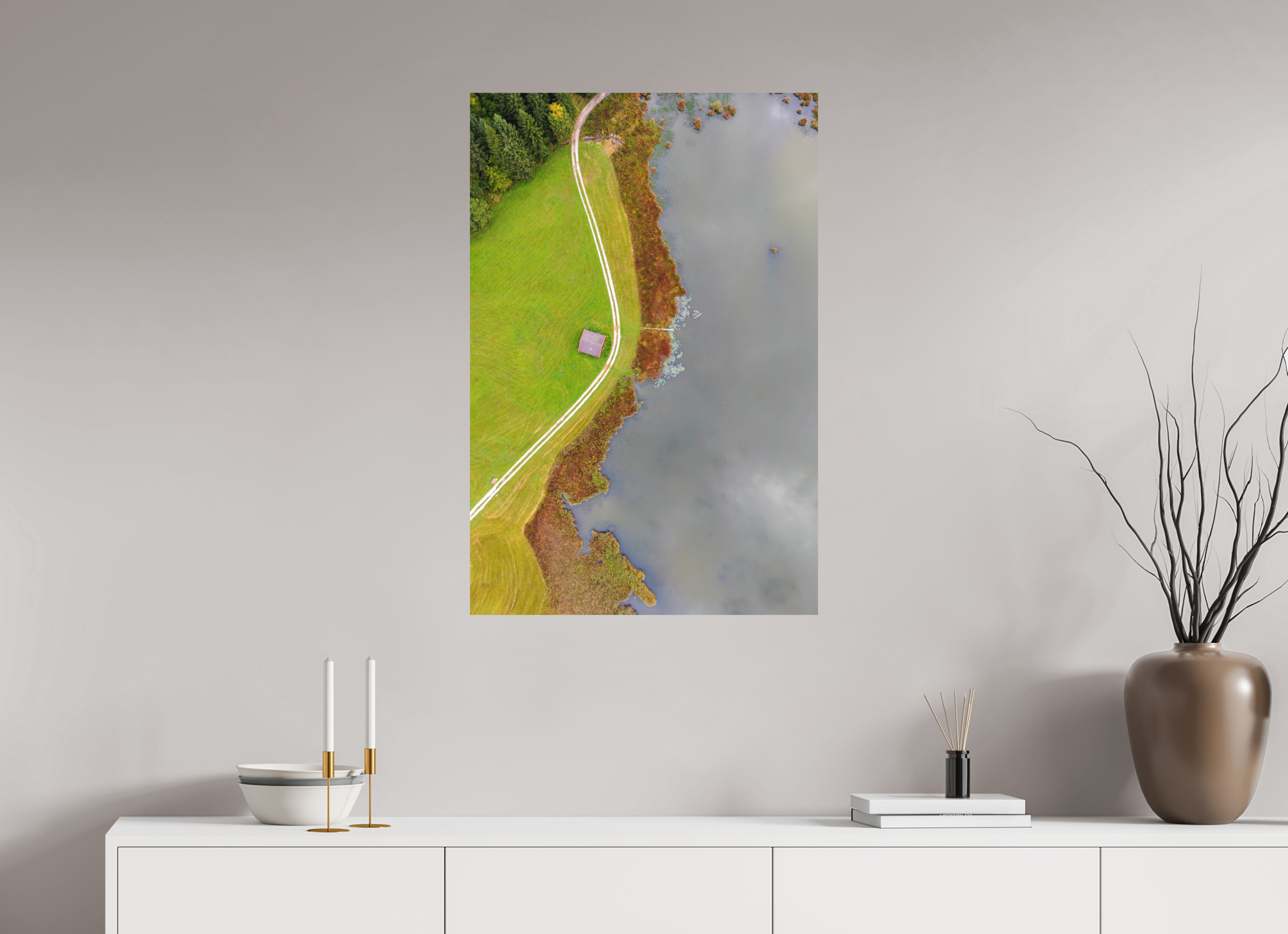 60 x 90 cm, Fine-Art Print Matt Lines of Tranquility
