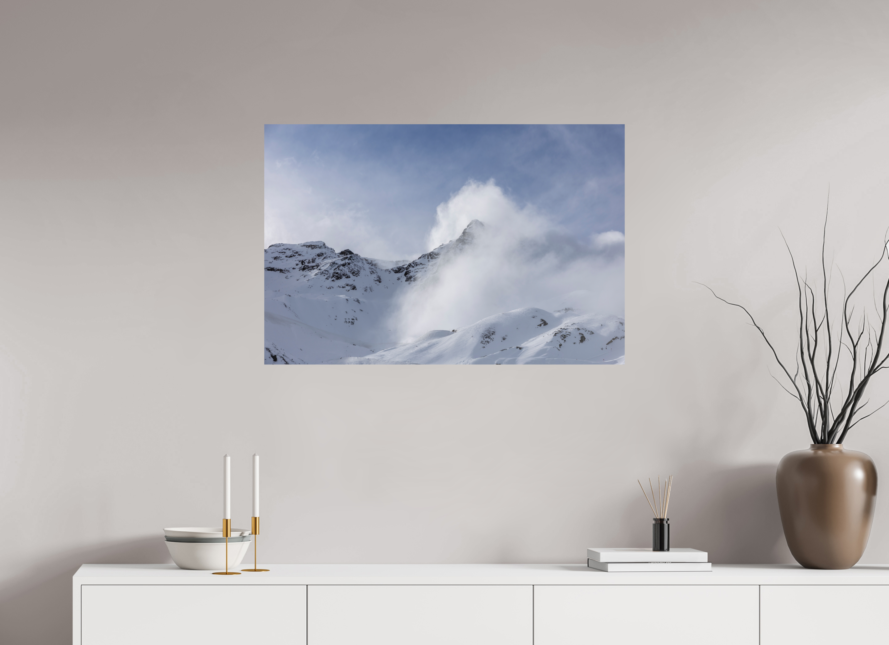 90 x 60 cm, Fine-Art Print Matt Summit Drift