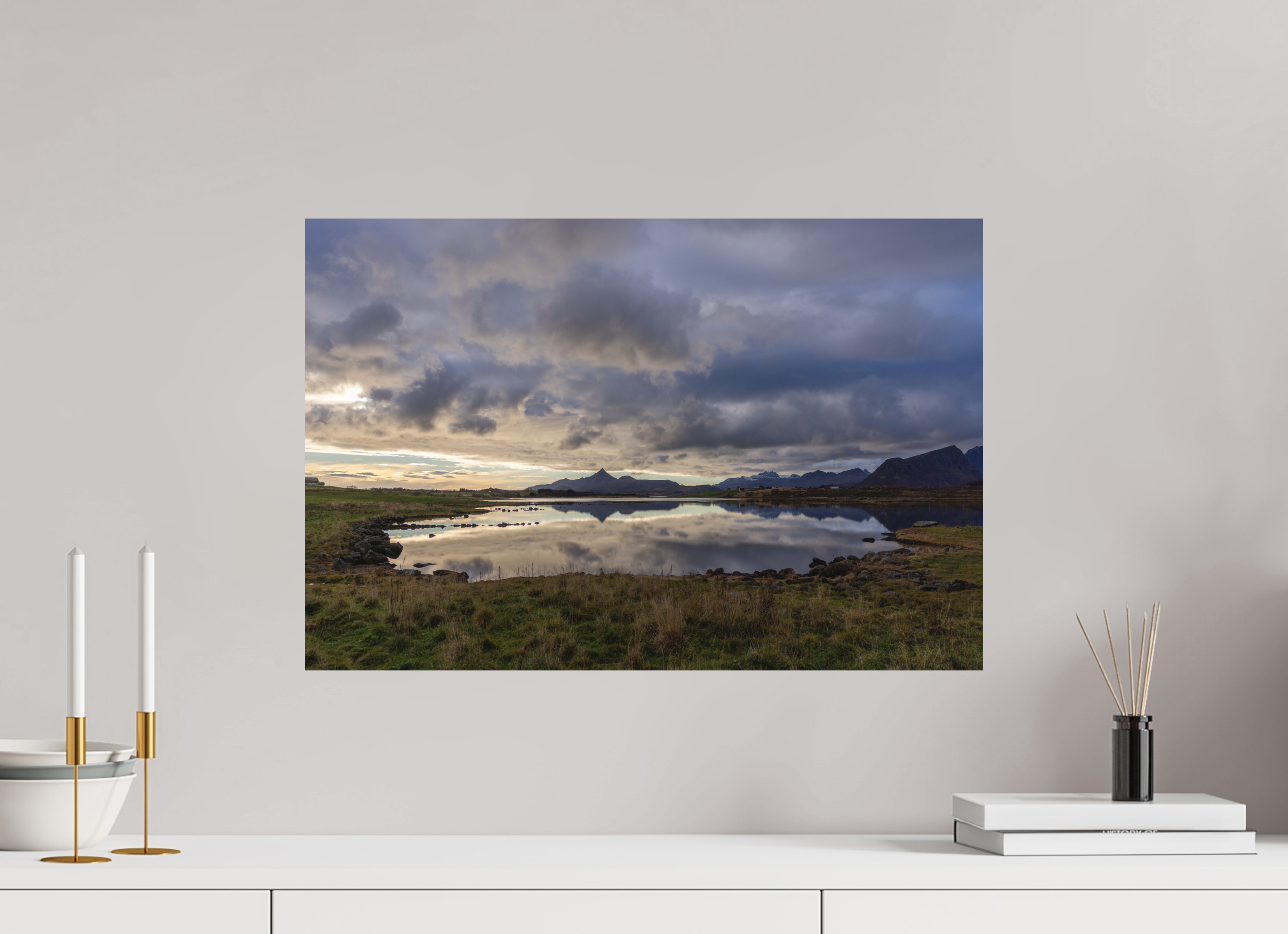 60 x 40 cm, Fine-Art Matt Twilight Reflection