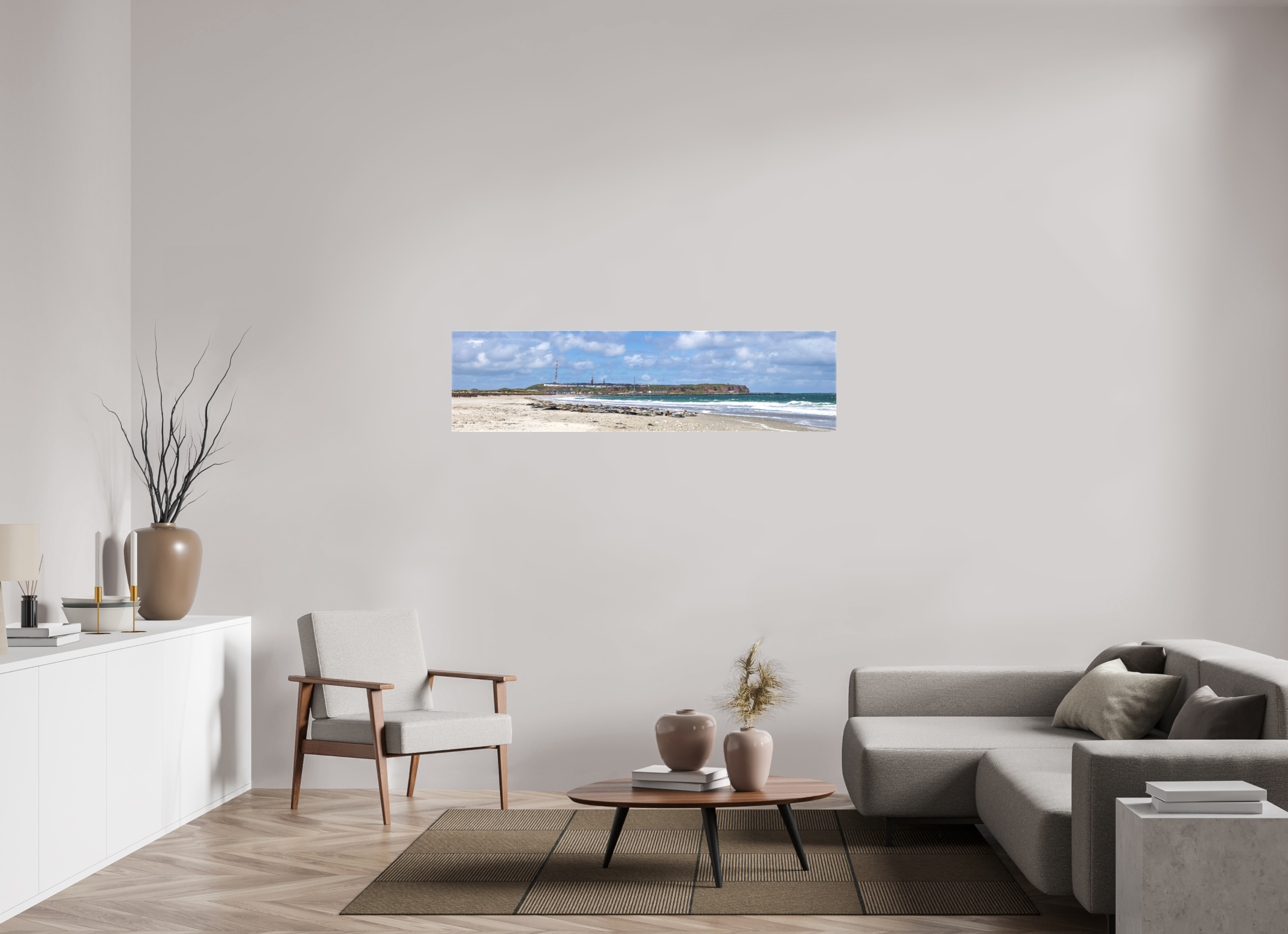 155,7 x 40 cm, Leinwand Where the Wild Coast Rests