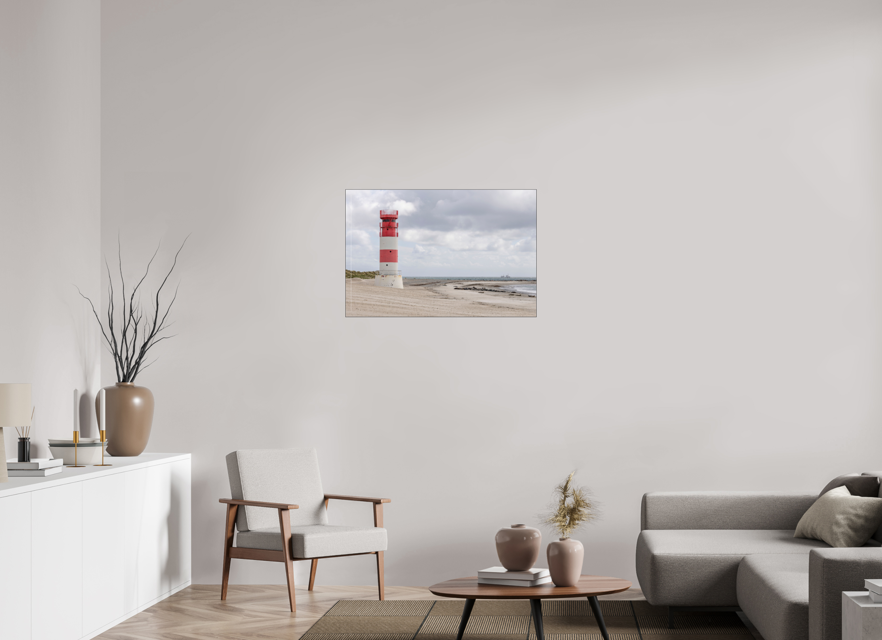 90 x 60 cm, Foto-Abzug hinter Acrylglas glänzend Coastal Sanctuary