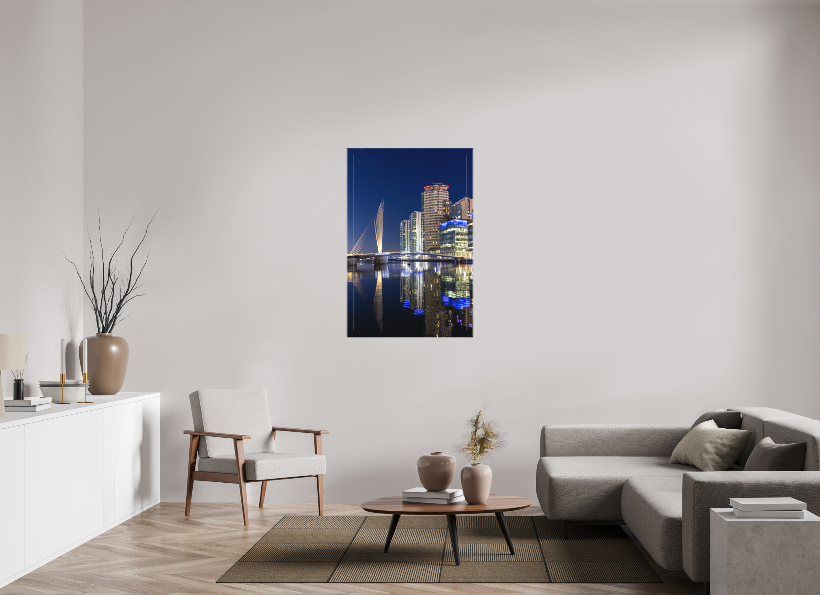 80 x 120 cm, Leinwand Reflected Nights