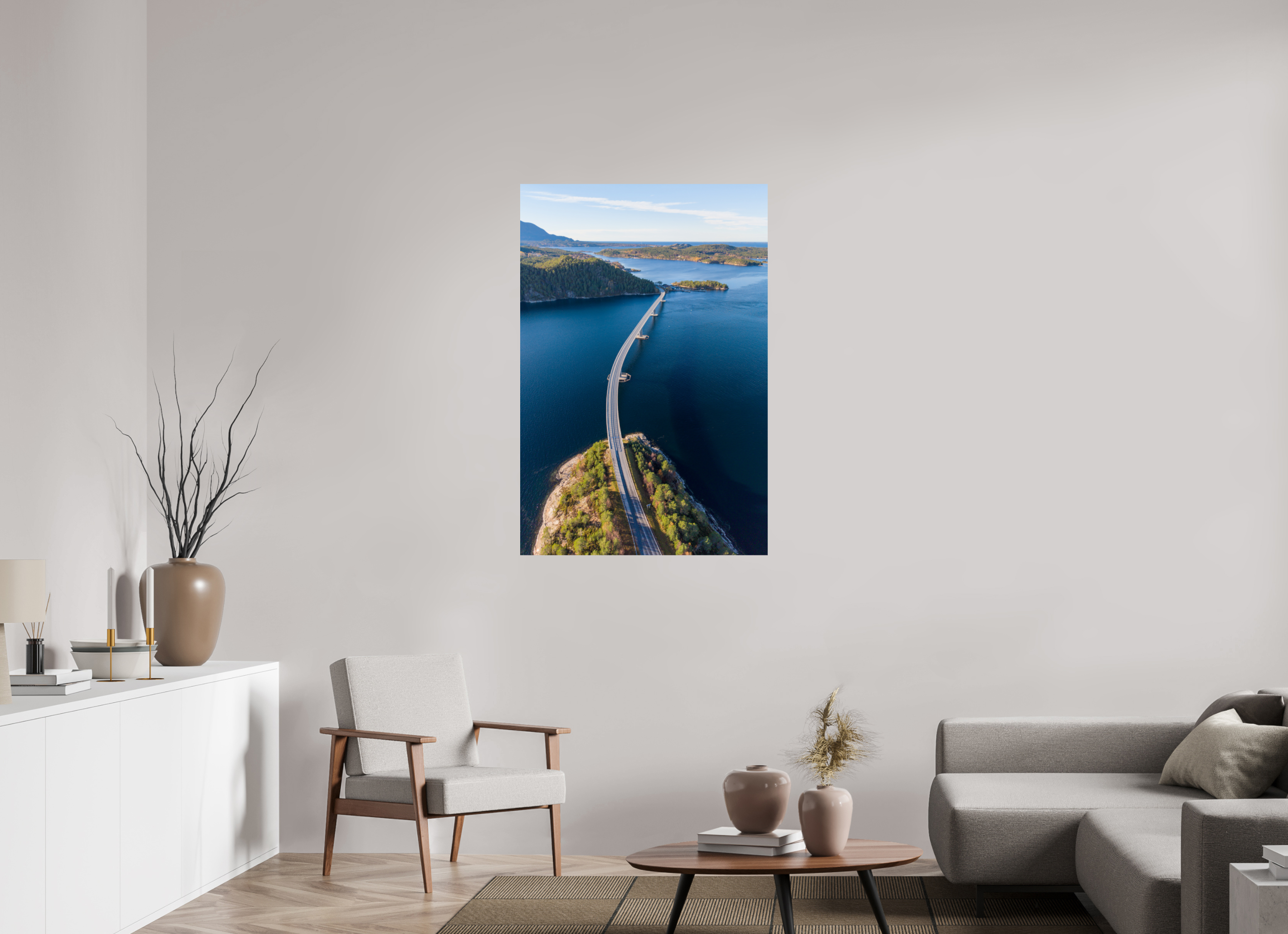 80 x 120 cm, Fine Art Print auf Alu-Dibond Ocean Gateway