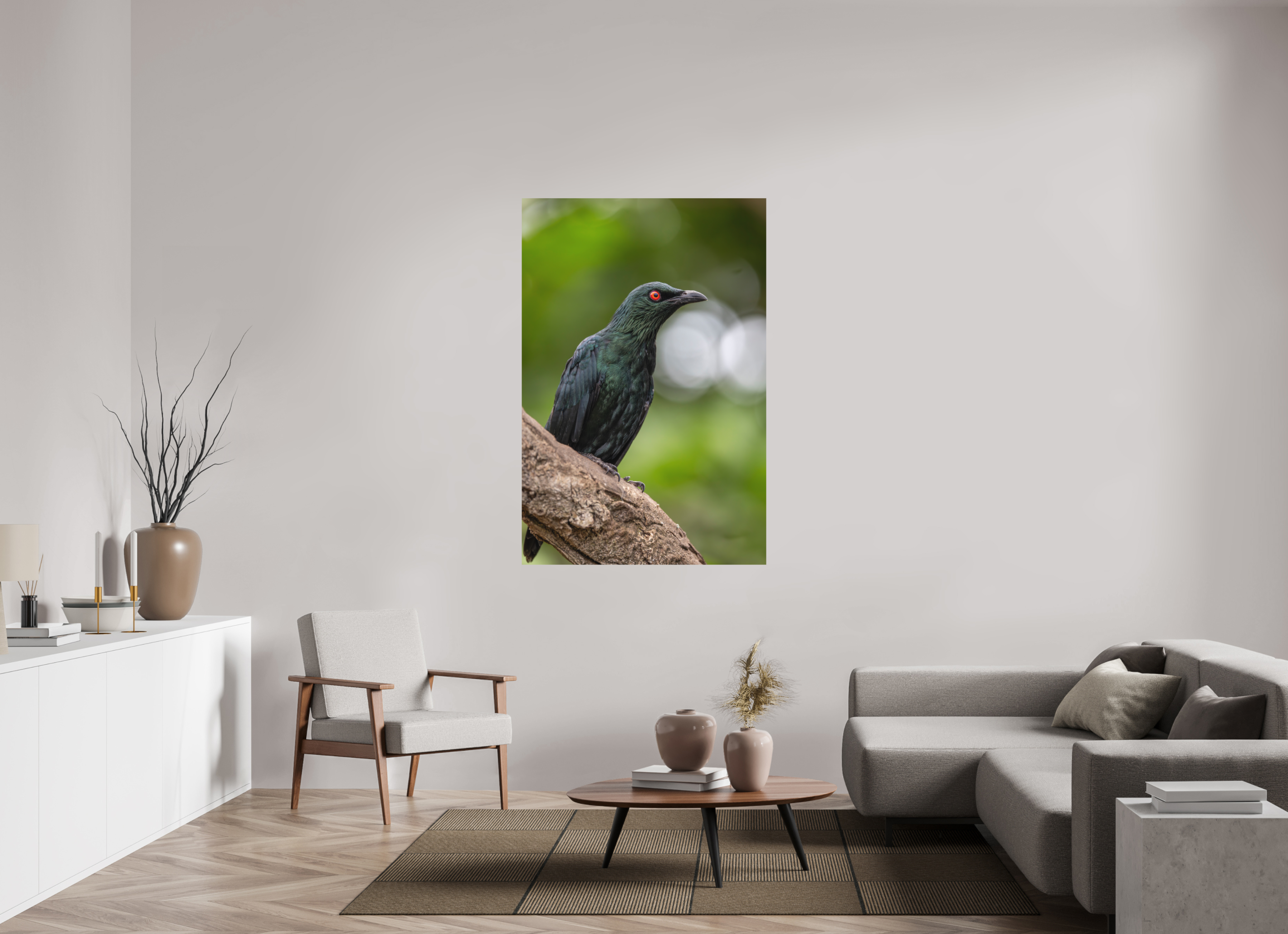 100 x 150 cm, Fine-Art Print Matt Crimson Gaze