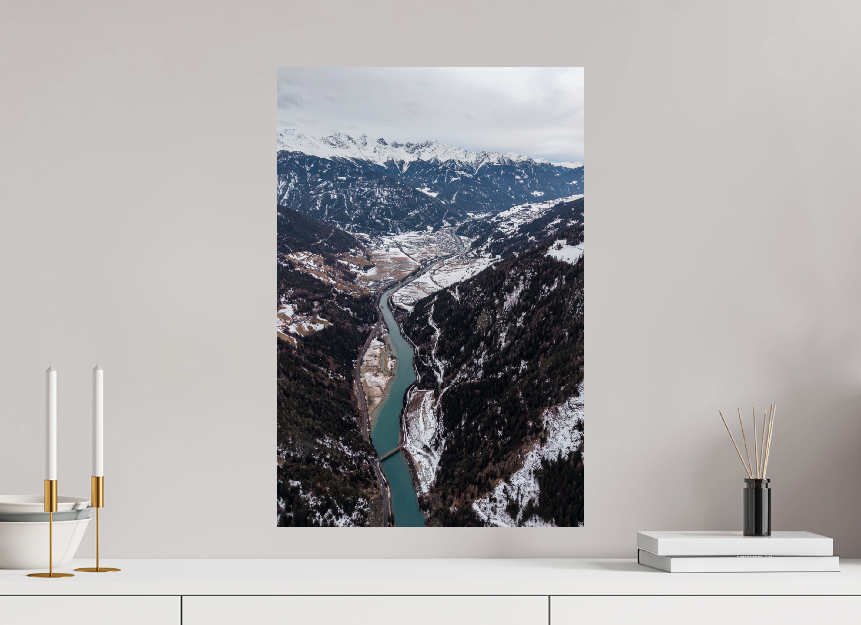 40 x 60 cm, Fine Art Print auf Alu-Dibond Valley of Silence