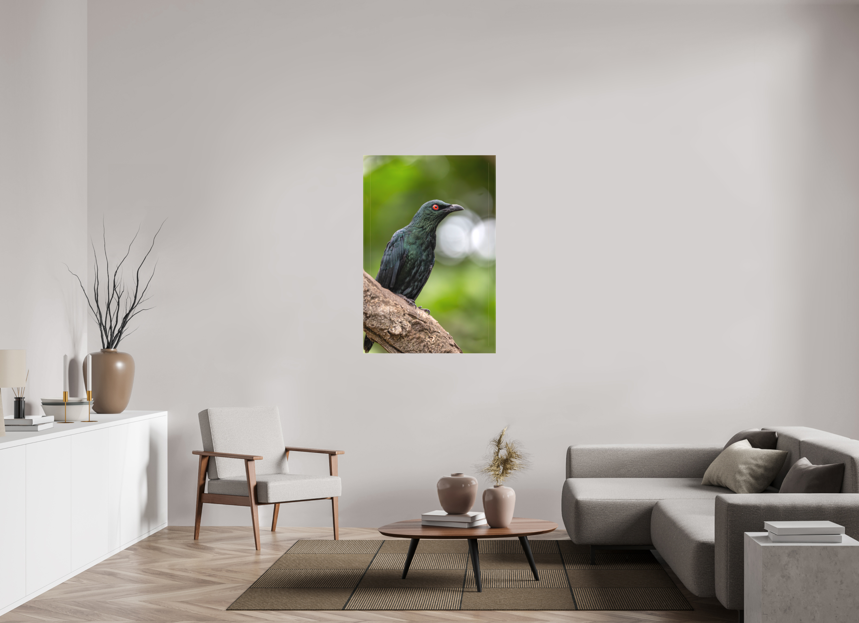 80 x 120 cm, Leinwand Crimson Gaze