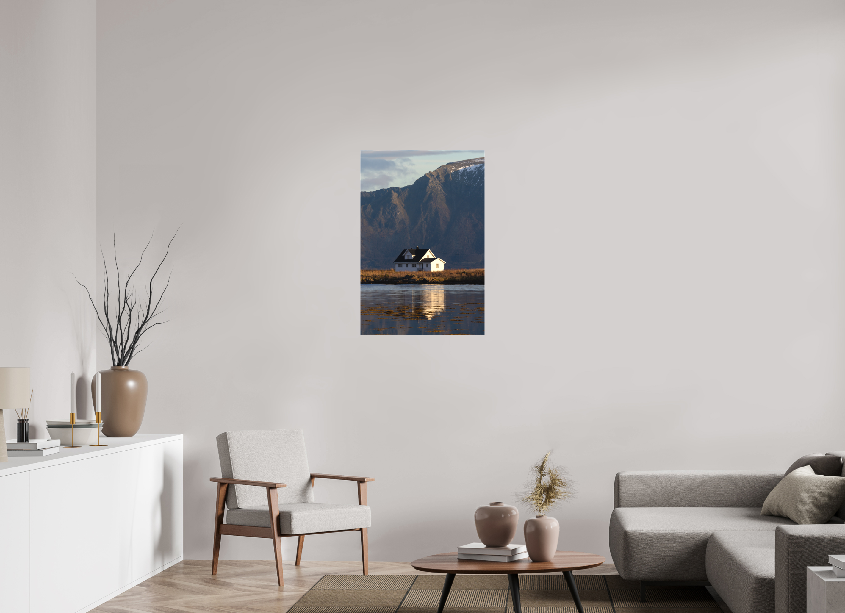 60 x 90 cm, Leinwand House by the Sea