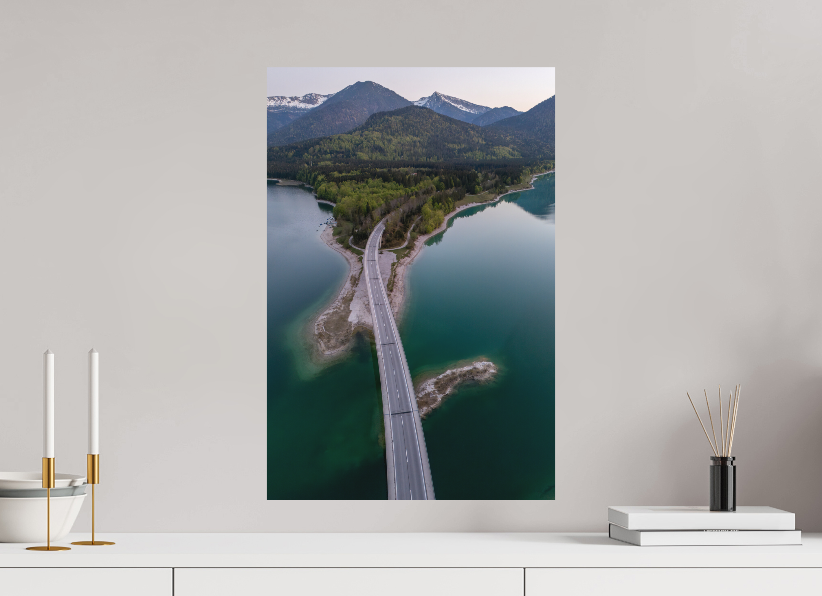 40 x 60 cm, Fine-Art Matt Bridge to Serenity