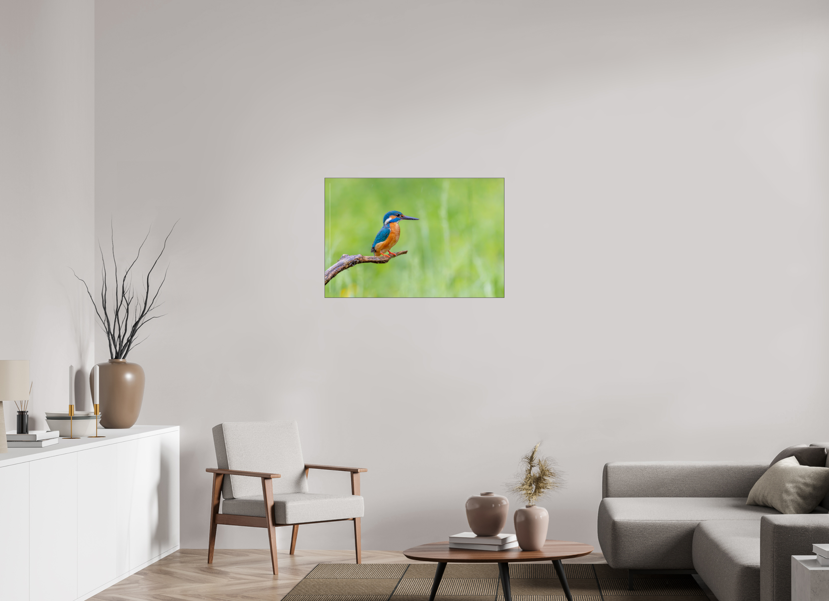 90 x 60 cm, Foto-Abzug hinter Acrylglas glänzend Silent Watcher