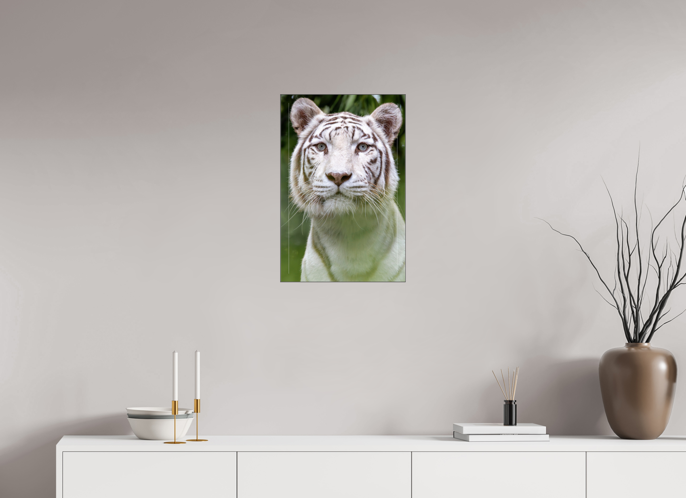 40 x 60 cm, Foto-Abzug hinter Acrylglas glänzend Jungle Phantom