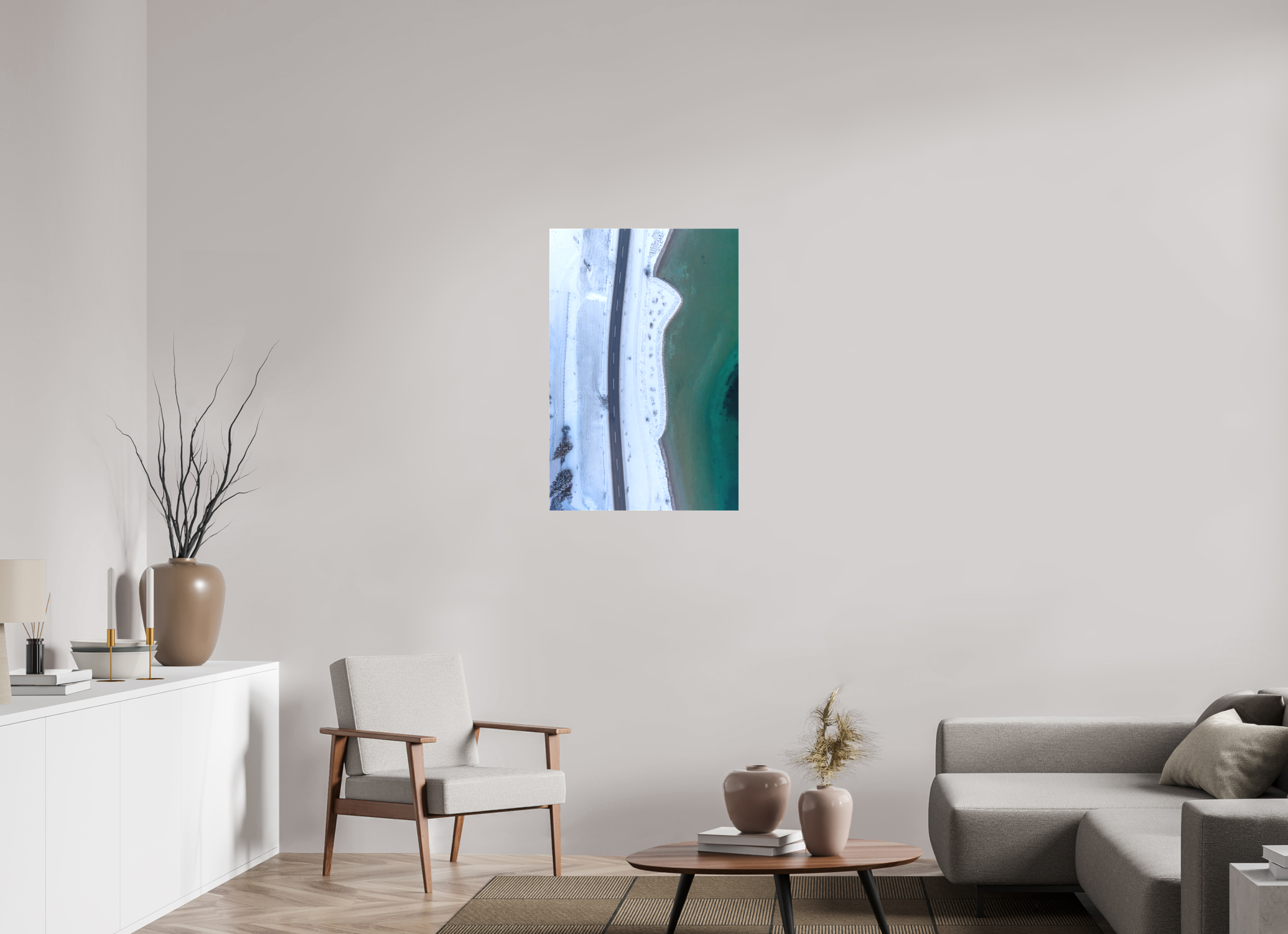 60 x 90 cm, Leinwand Silent Shoreline