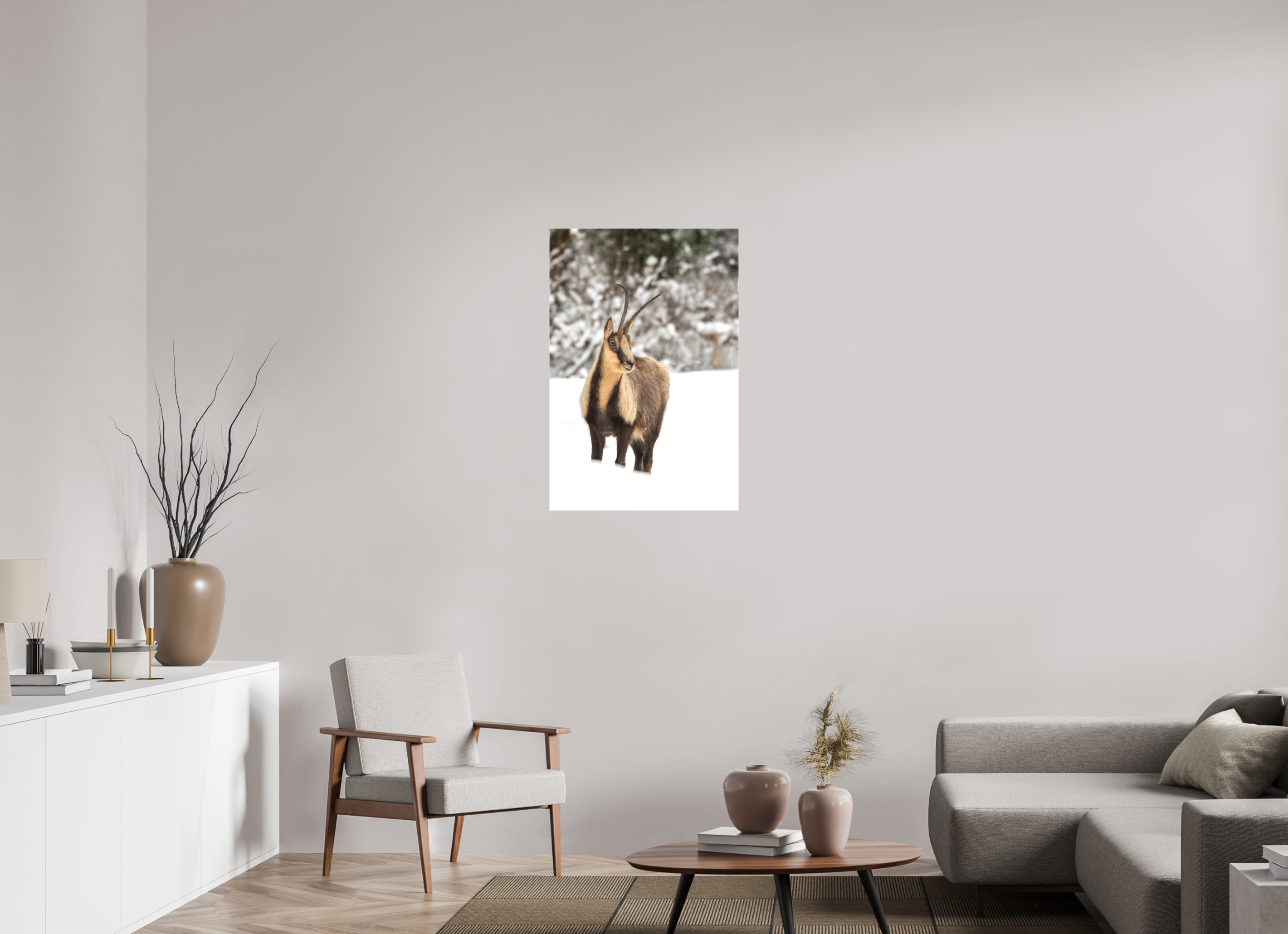 60 x 90 cm, Leinwand Alpine Grace