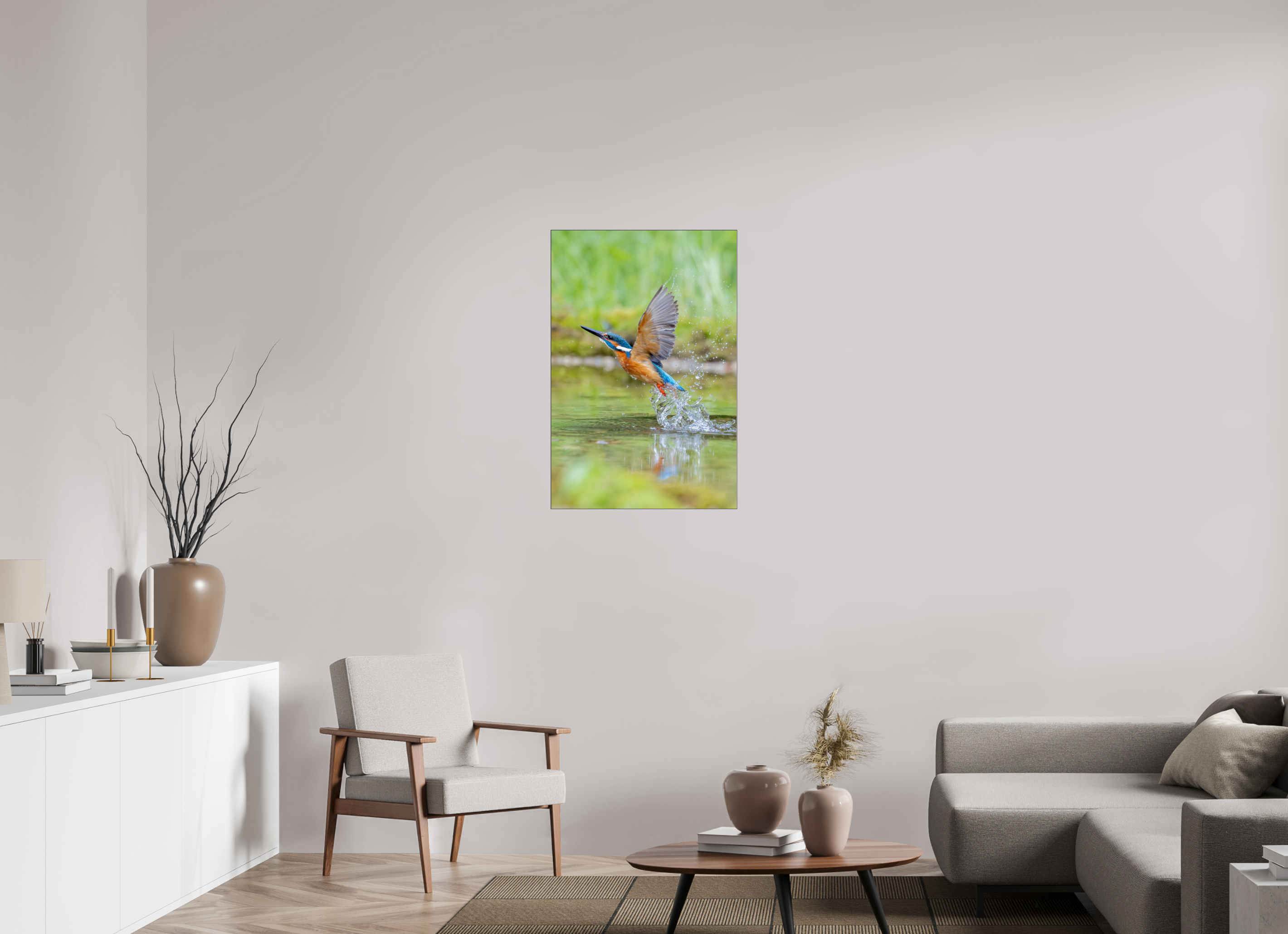 60 x 90 cm, Foto-Abzug hinter Acrylglas glänzend Splash of Freedom