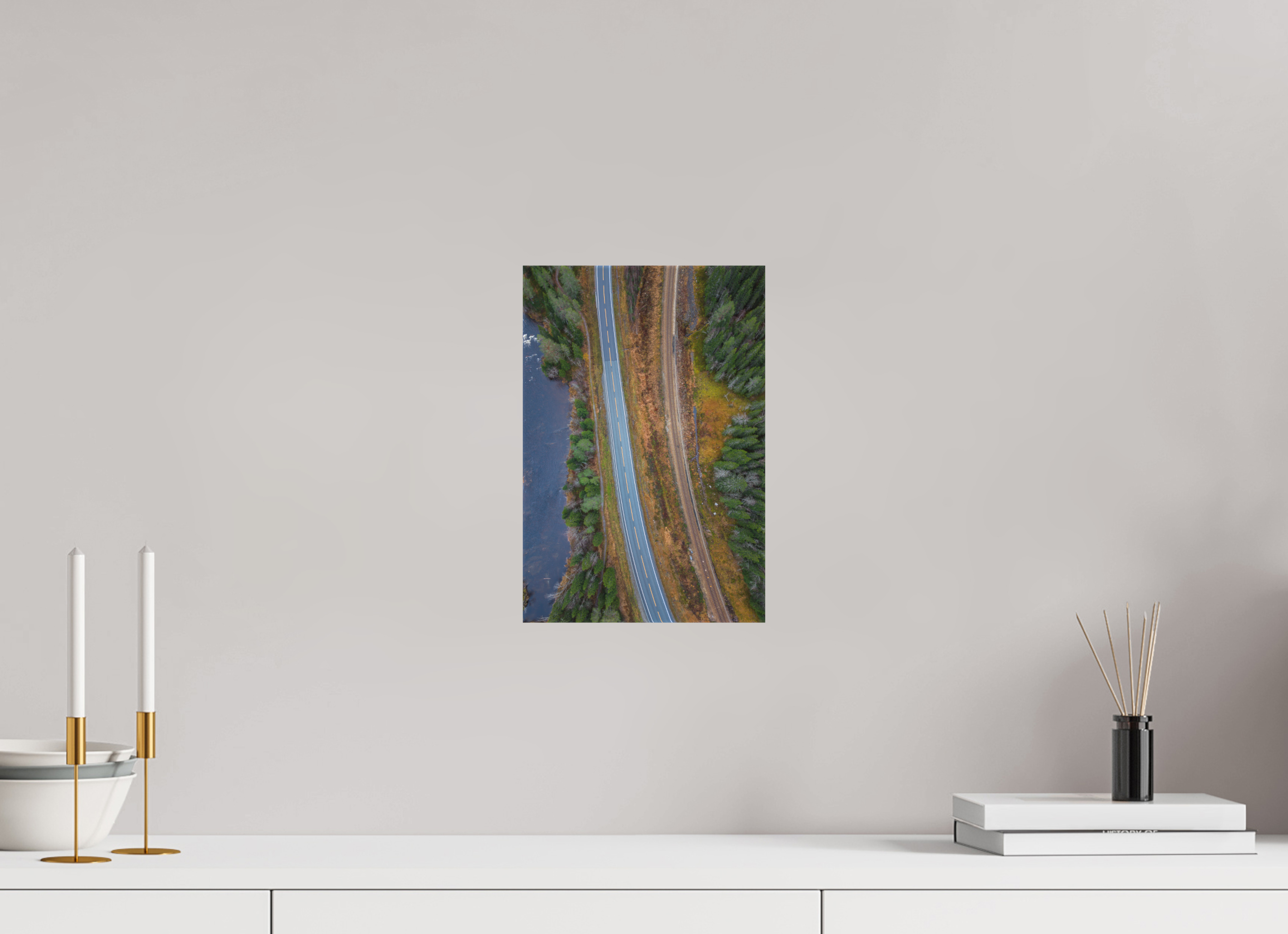 20 x 30 cm, Leinwand Leading Lines