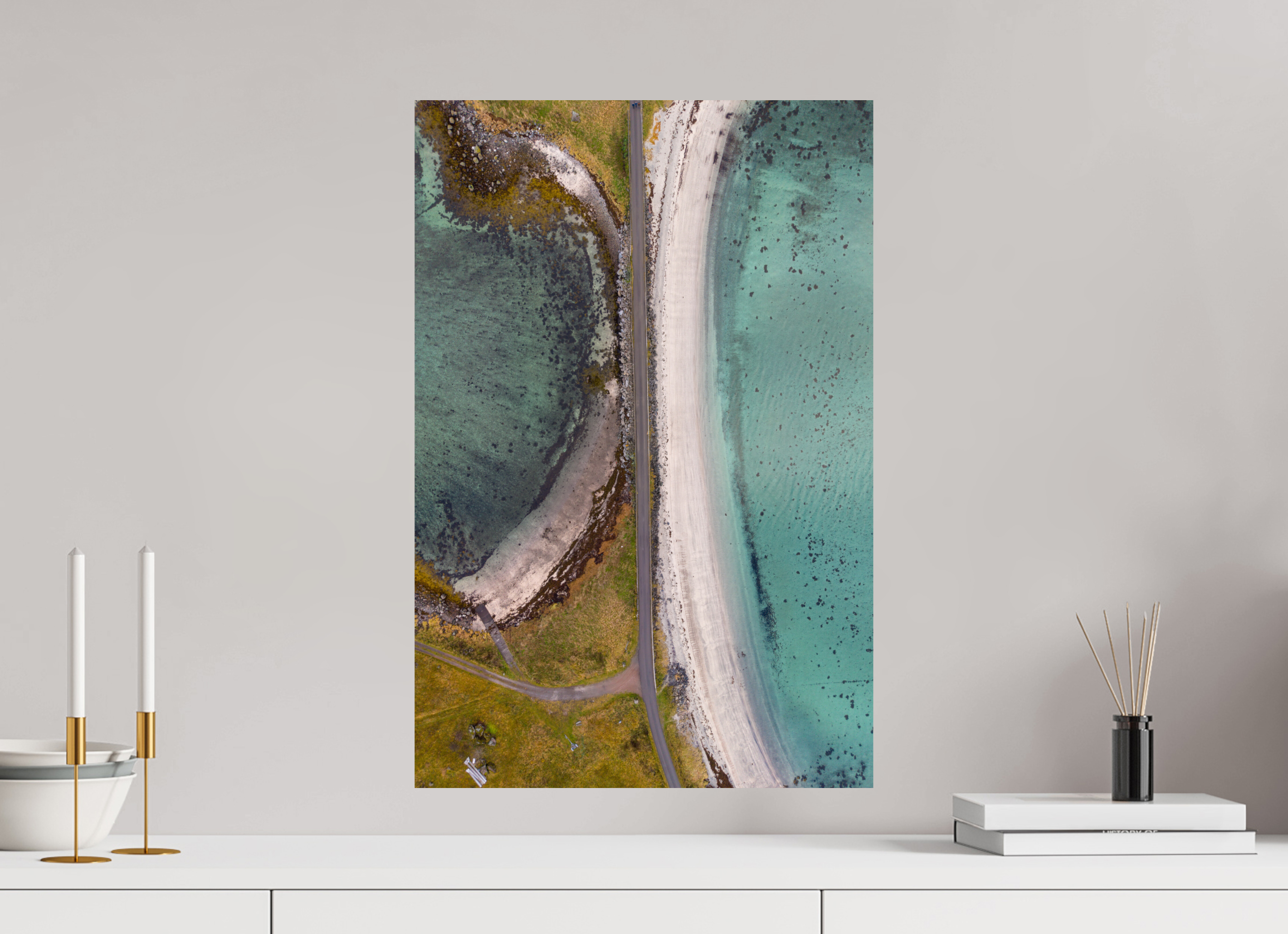 40 x 60 cm, Fine Art Print auf Alu-Dibond Between the Bays