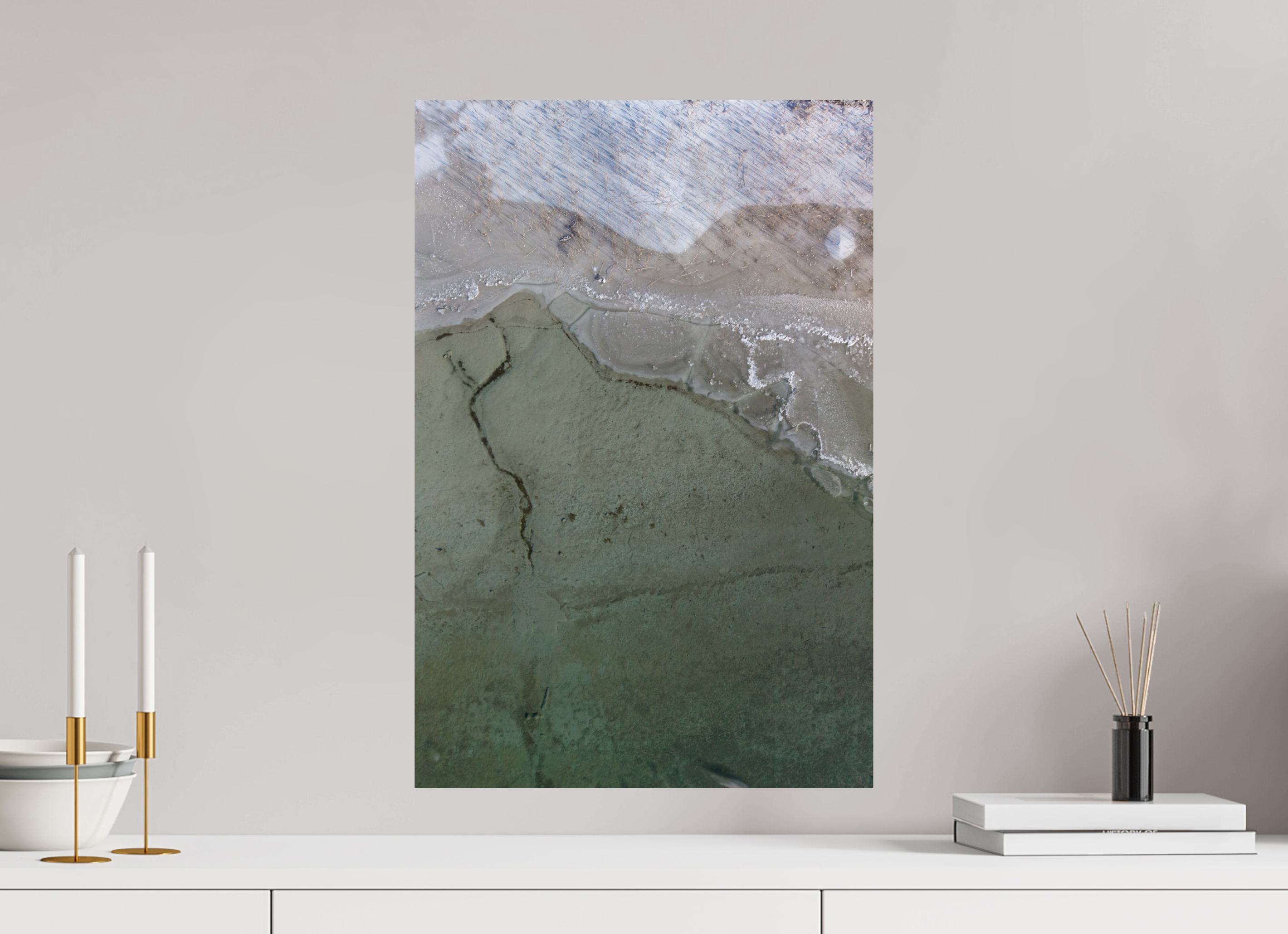 40 x 60 cm, Fine Art Print auf Alu-Dibond Shades of Cold