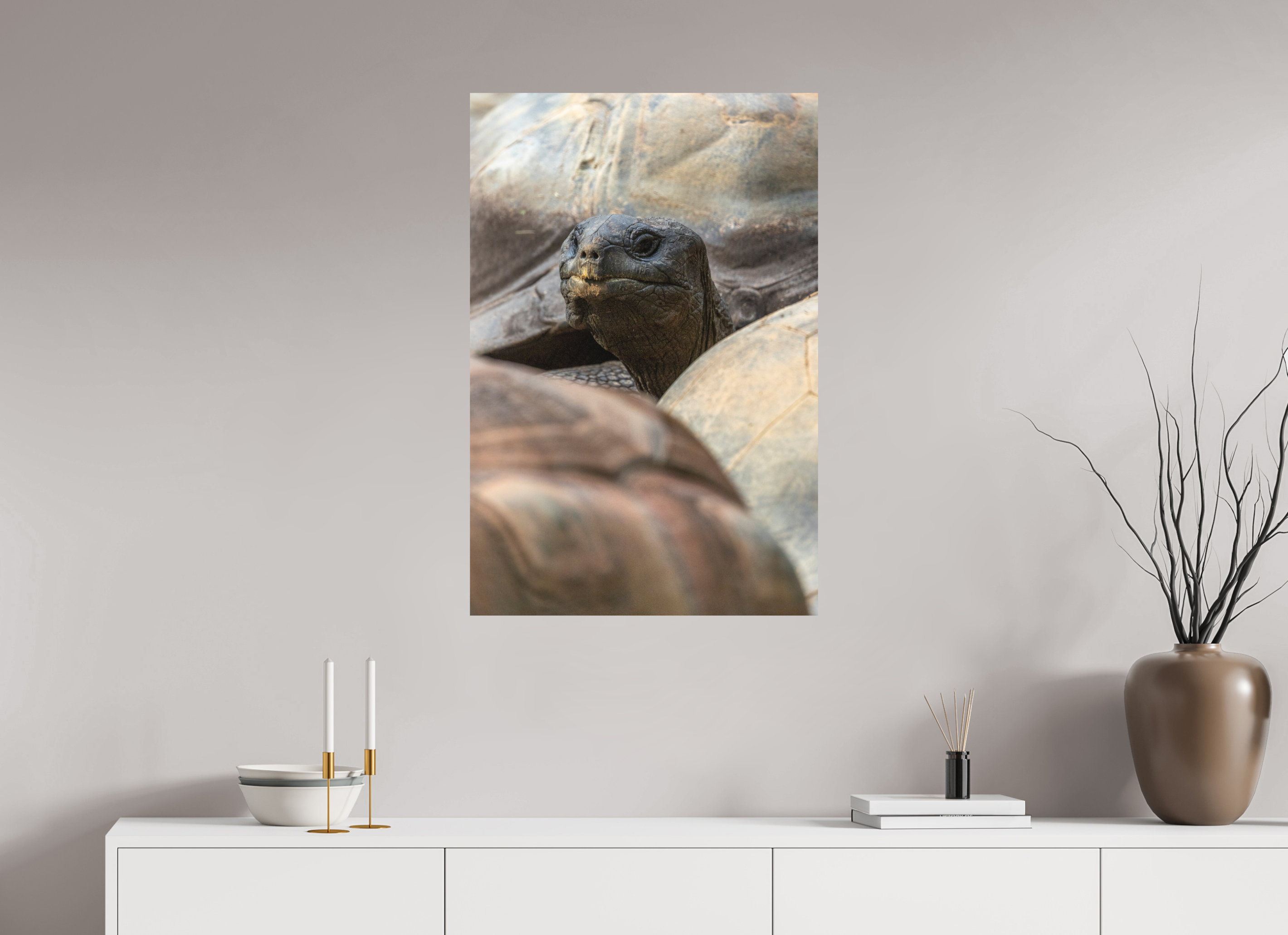 60 x 90 cm, Fine-Art Print Matt Peekaboo Giant