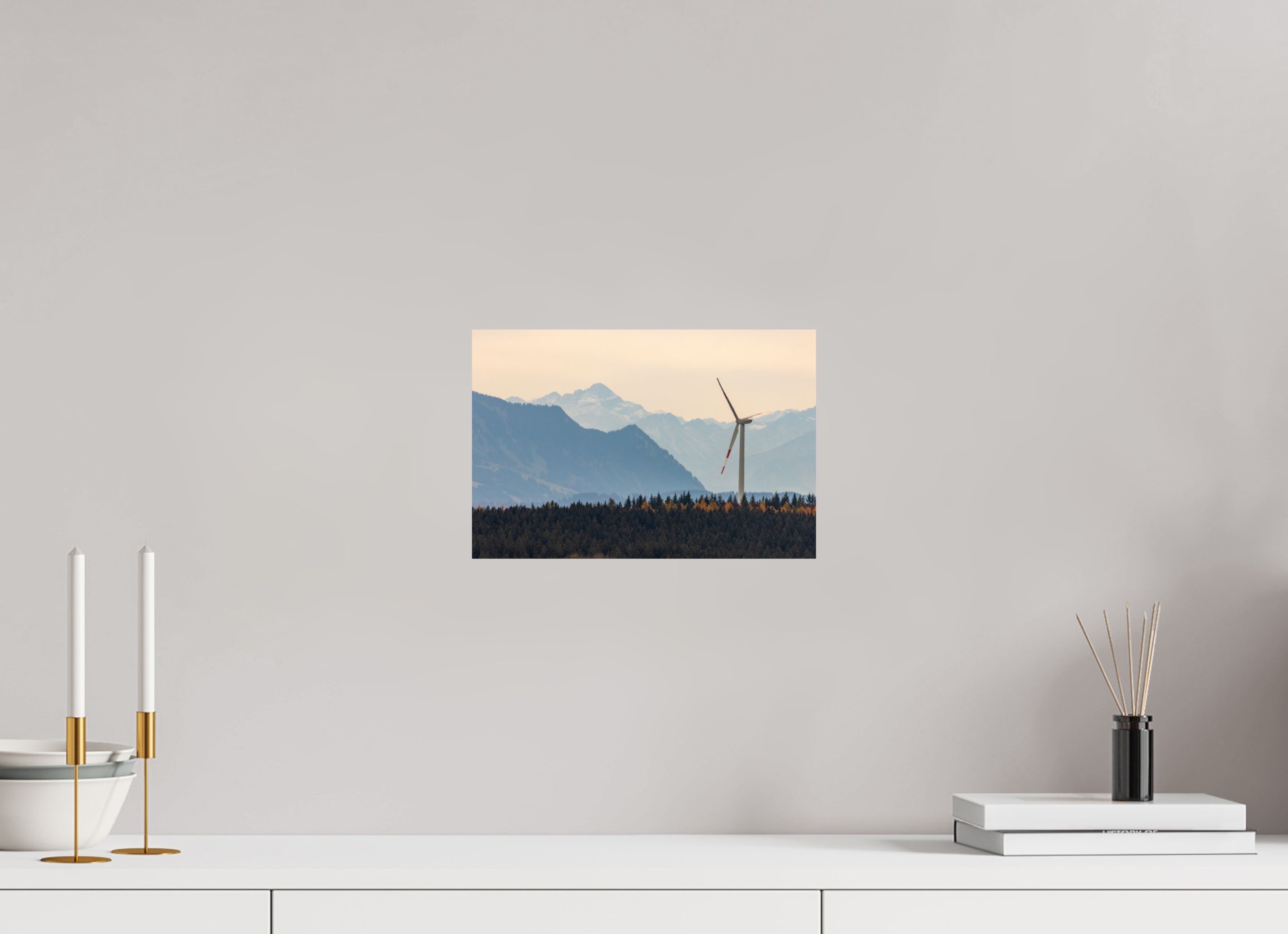 30 x 20 cm, Fine Art Print auf Alu-Dibond Silent Power