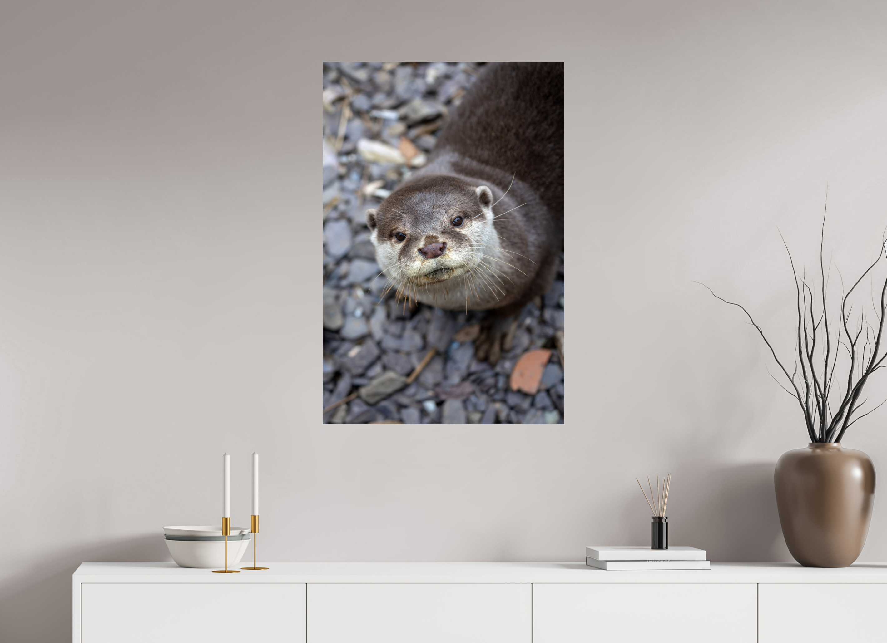 60 x 90 cm, Fine Art Print auf Alu-Dibond Hello There