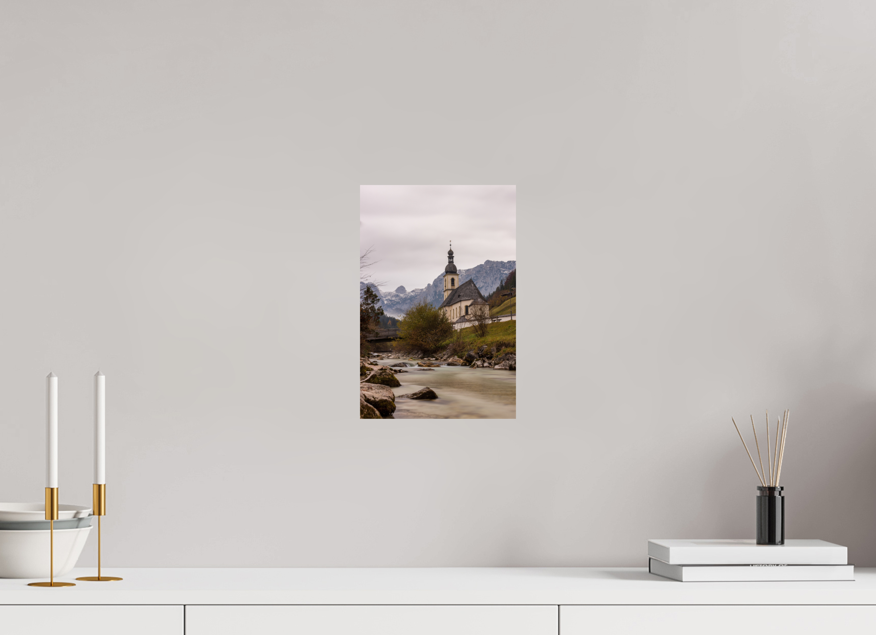 20 x 30 cm, Fine Art Print auf Alu-Dibond Sacred Stream