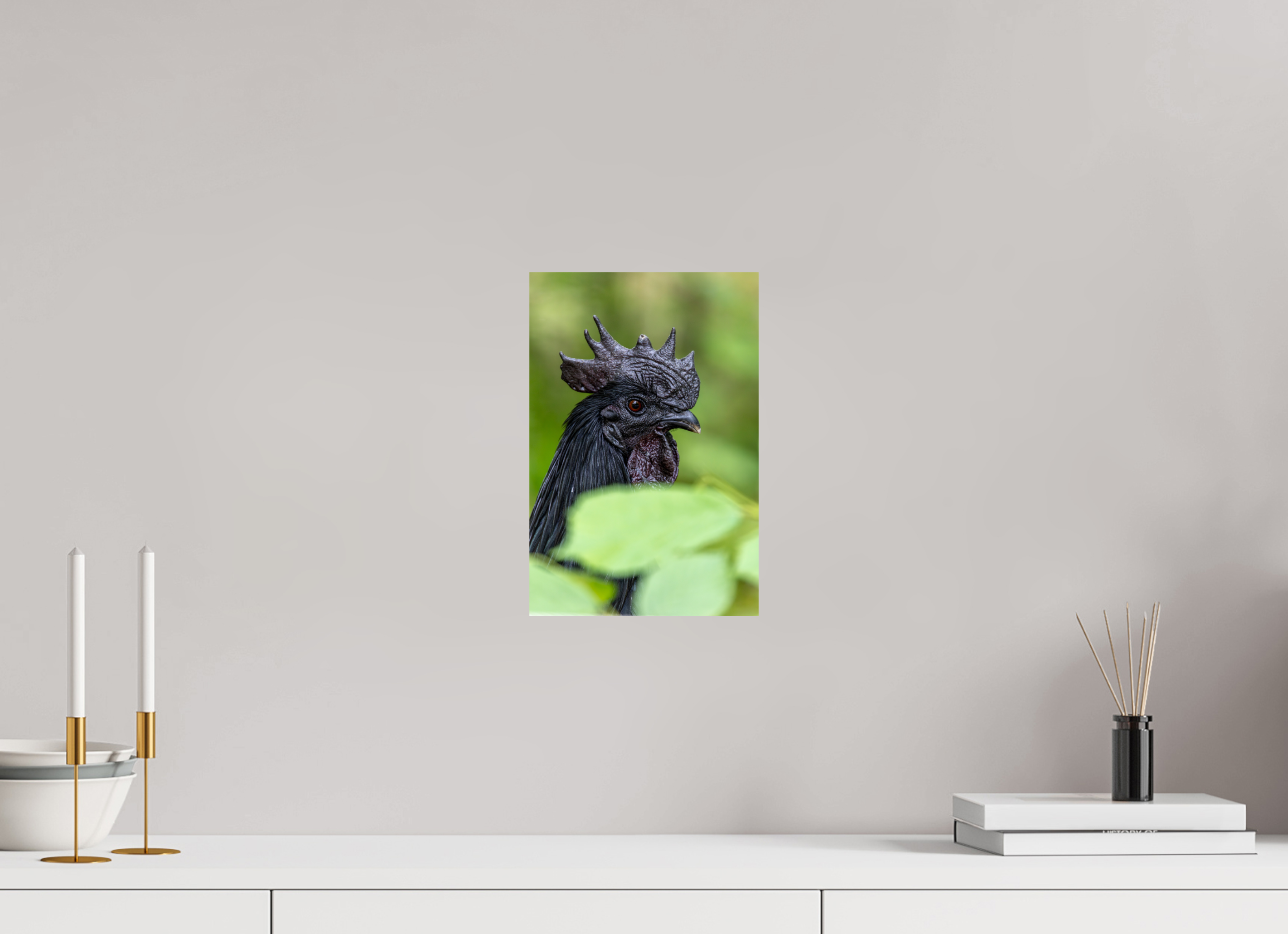 20 x 30 cm, Fine Art Print auf Alu-Dibond Black Majesty